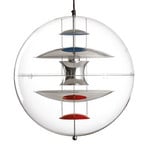 VP Globe 50 függő világítás, kék/narancssárga, Ø50 cm – VERPAN
