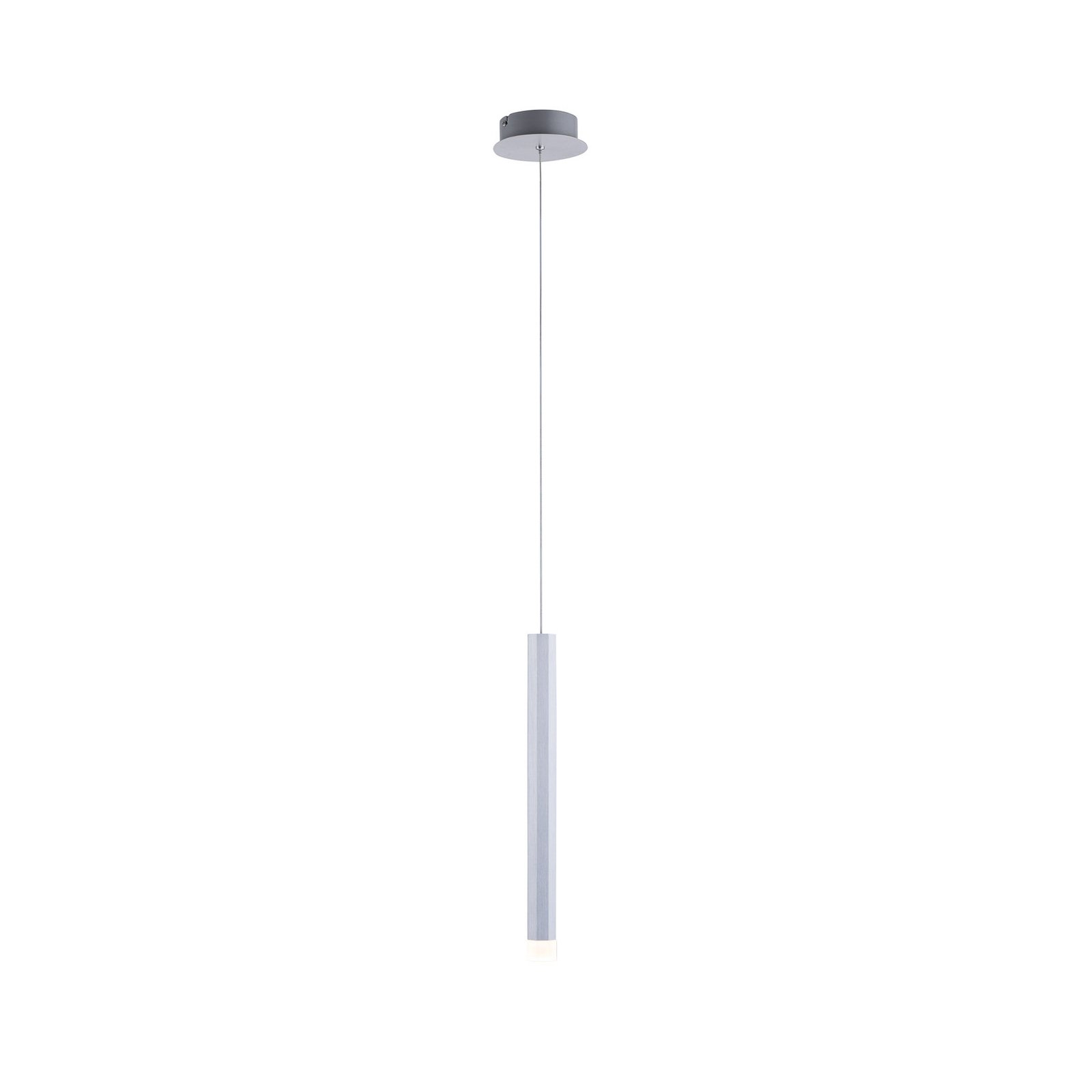 Lámpara colgante LED Bruno, 1 luz, aluminio
