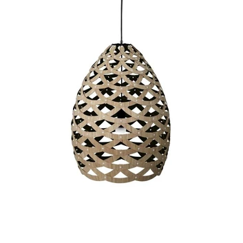 Tui Pendant Ø95 Black 1 Site - David Trubridge