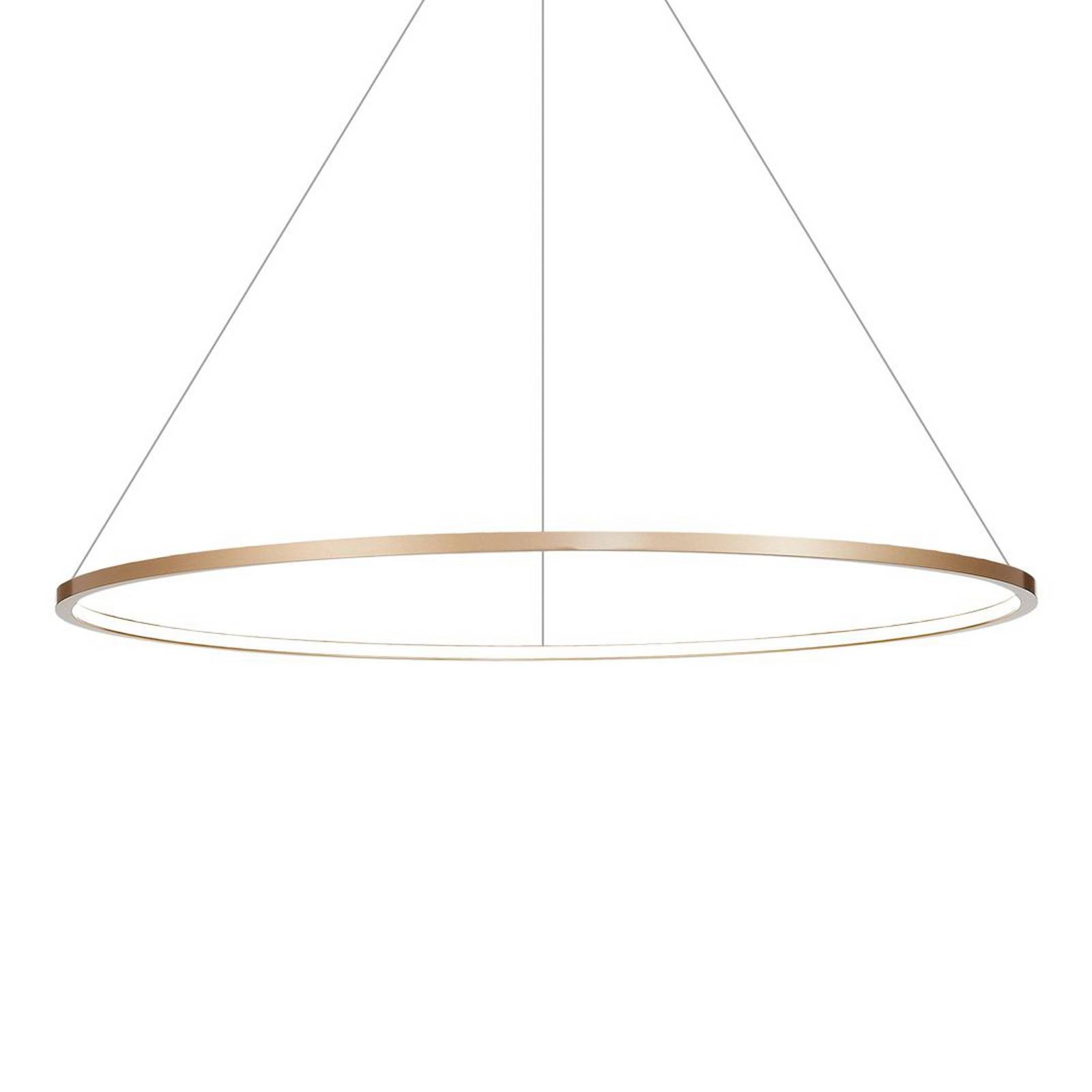 Żyrandol LED Saturno, Ø 100 cm, złoty, 1-punktowa, 4000 K