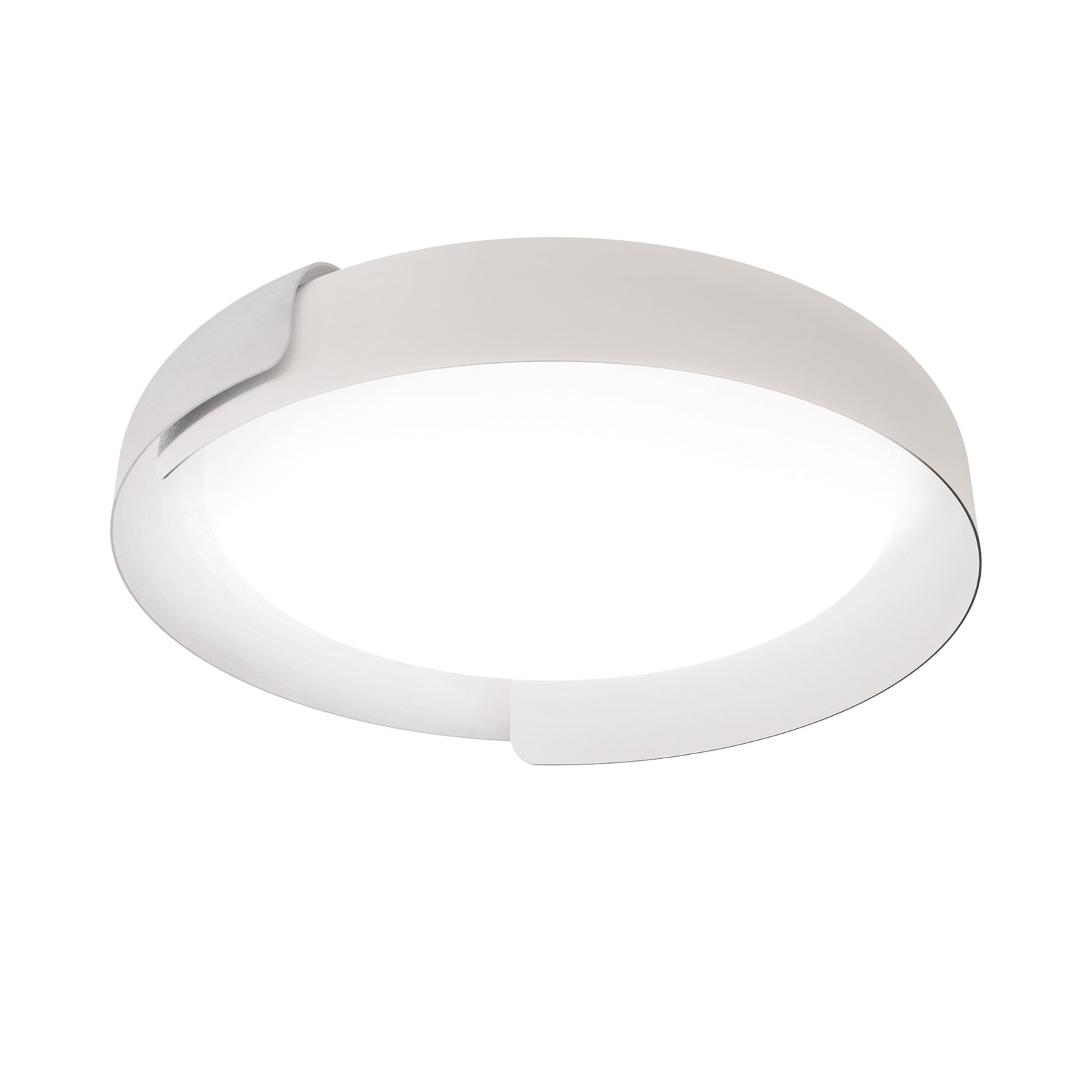 Dala LED-Deckenleuchte, weiß/weiß, Ø 58 cm, dim - kdln