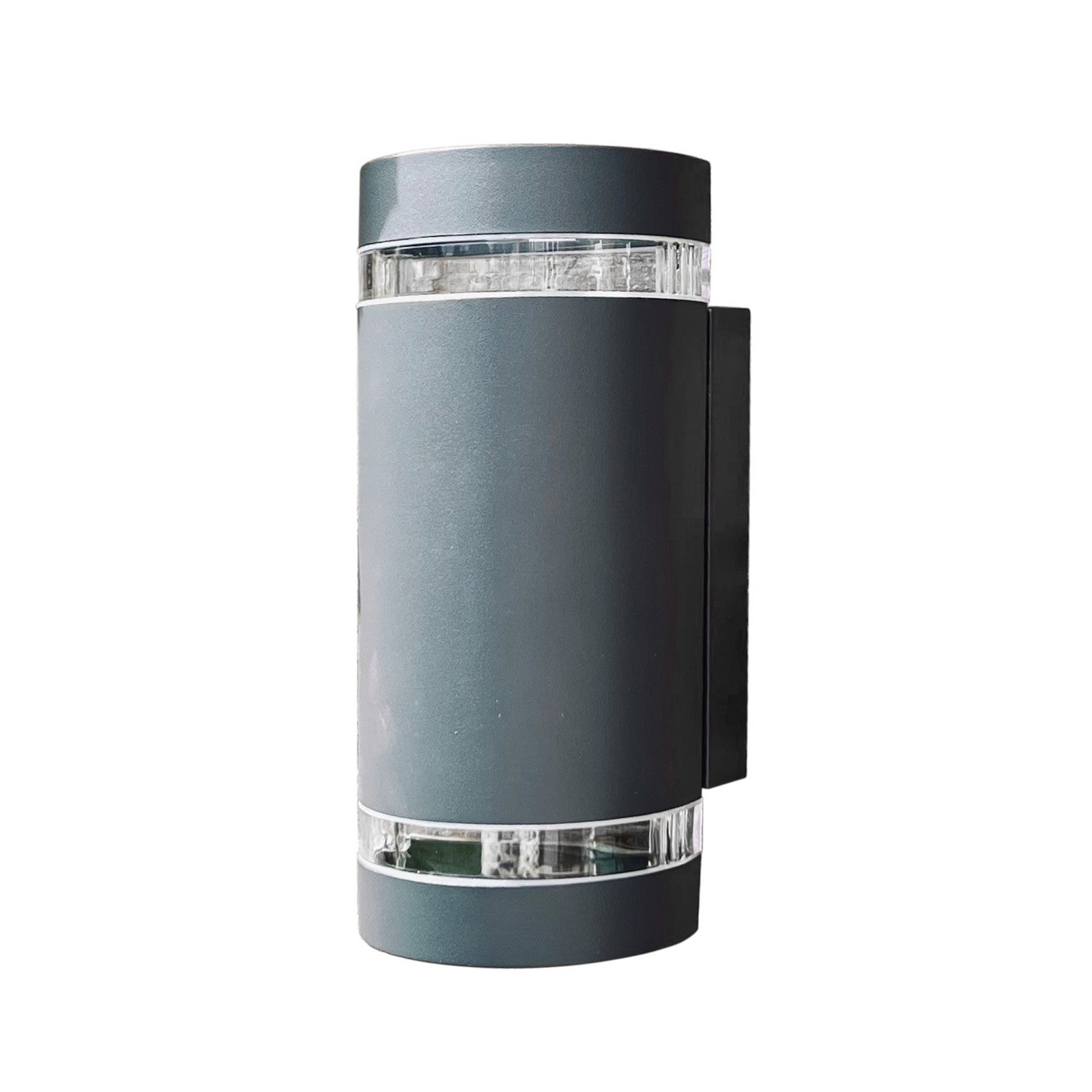 Außenwandlampe FOCUS ROUND, dunkelgrau, 24 cm, 2 x GU10 IP44 Außenwandlampe FOCUS ROUND, dunkelgrau, 24 cm, 2 x GU10 IP44