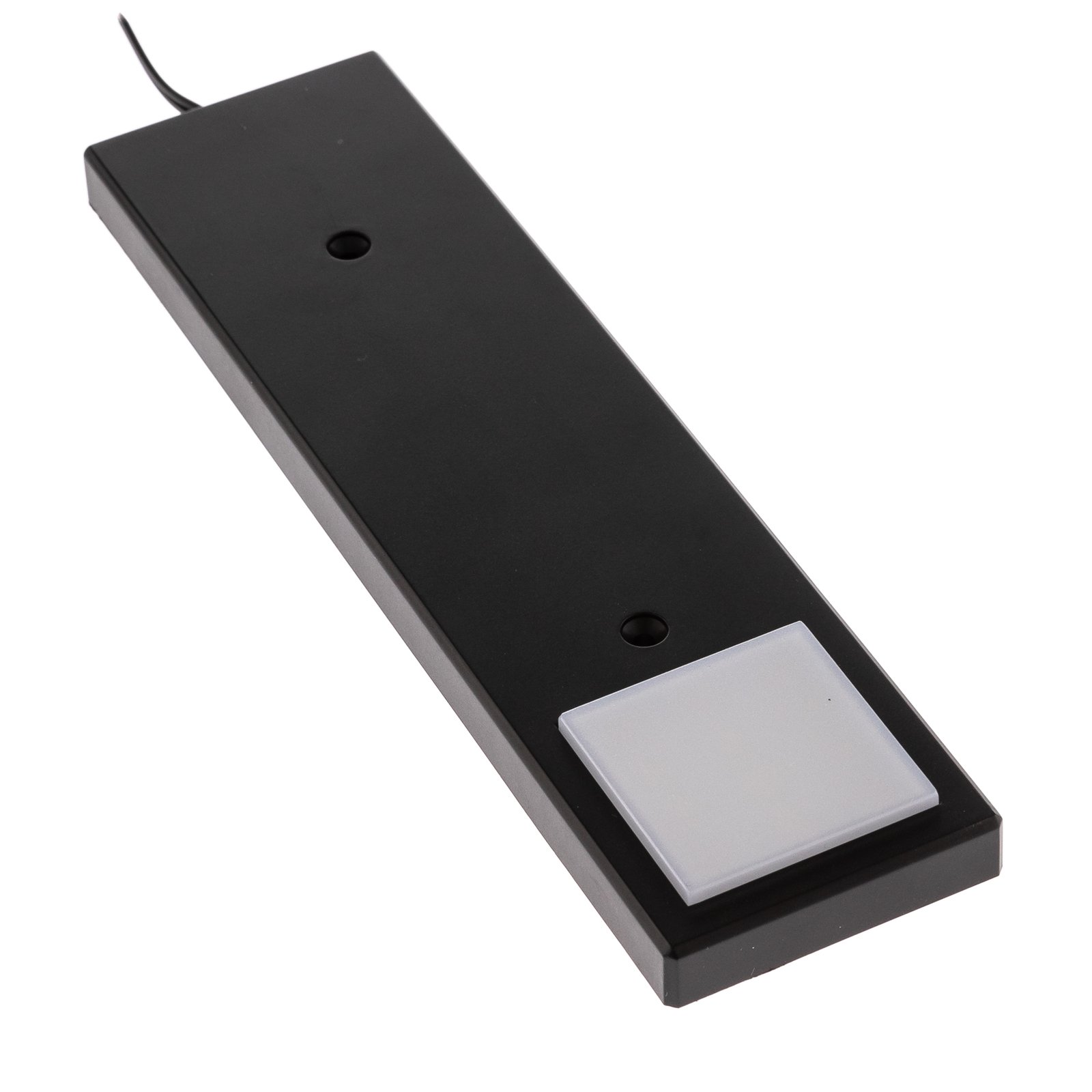 Lindby Amaryll LED svietidlo pod skrinku, sada 3 ks, čierna
