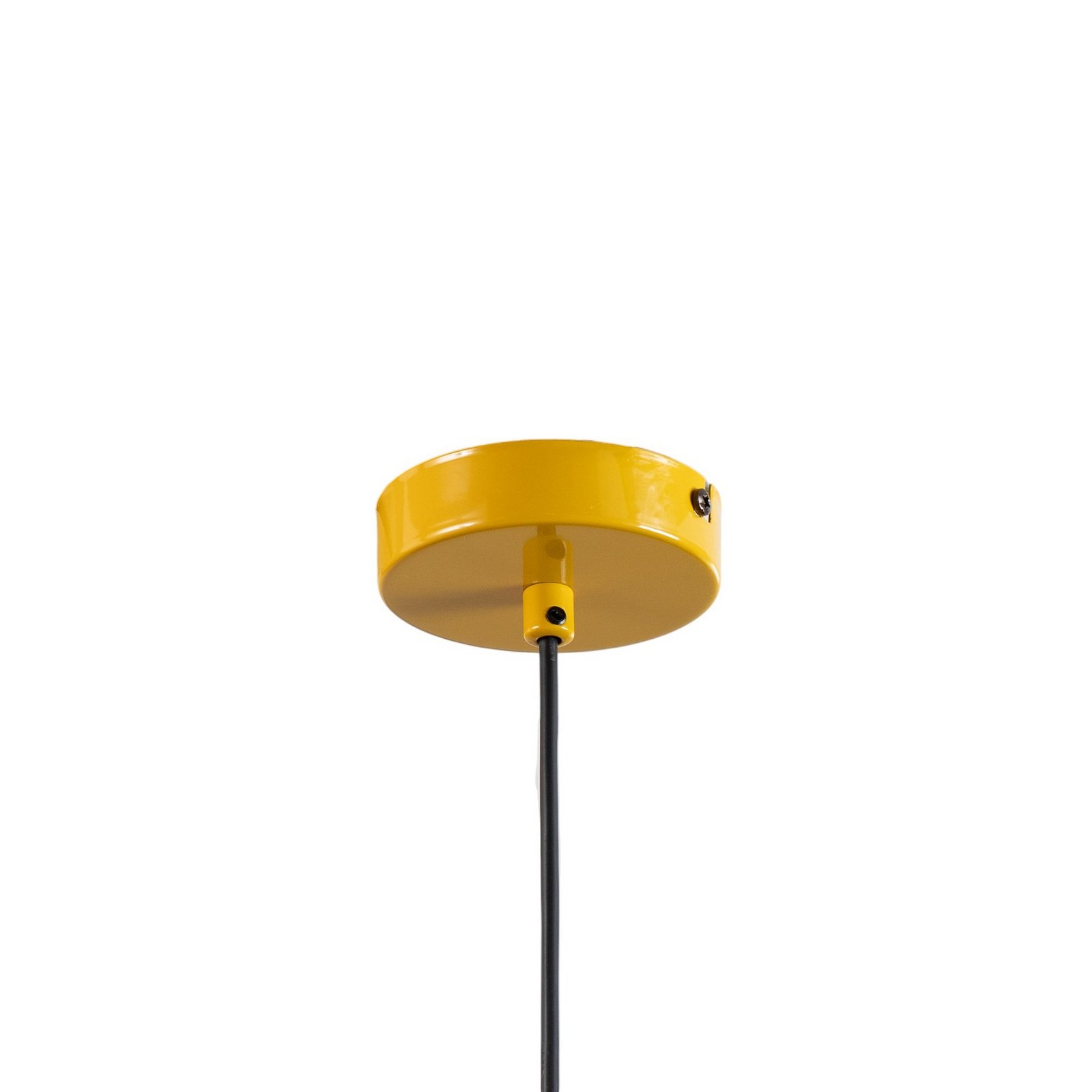Suspension Plato, jaune moutarde, métal, Ø 38 cm, E27