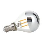 Lâmpada LED para espelho de cabeça E14 4W branco quente, regulável