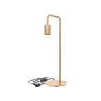 Calex U-Line table lamp, 1.5 m cable, gold