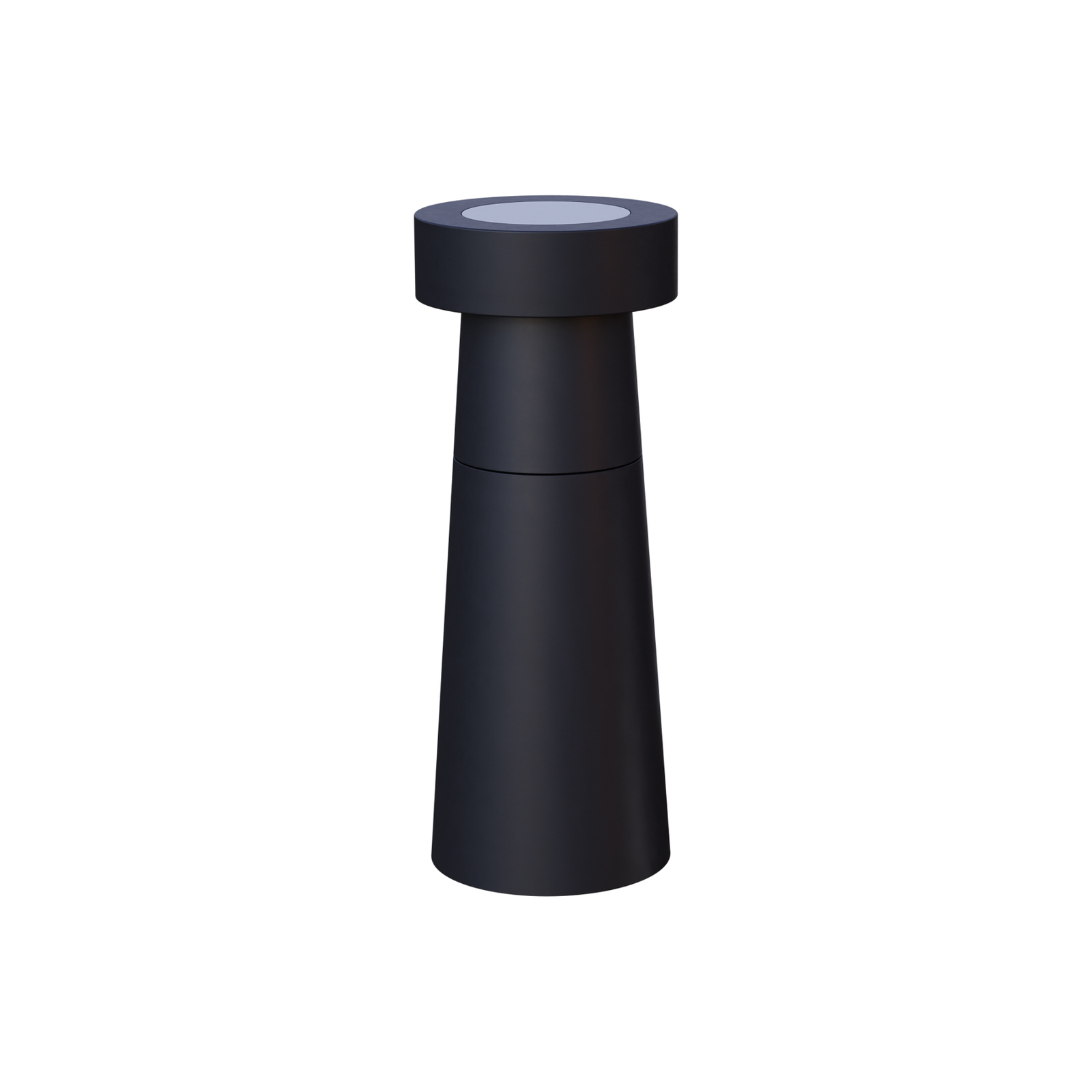 Lucande LED salt and pepper mill Pimenta, grey, 2x19.5 cm