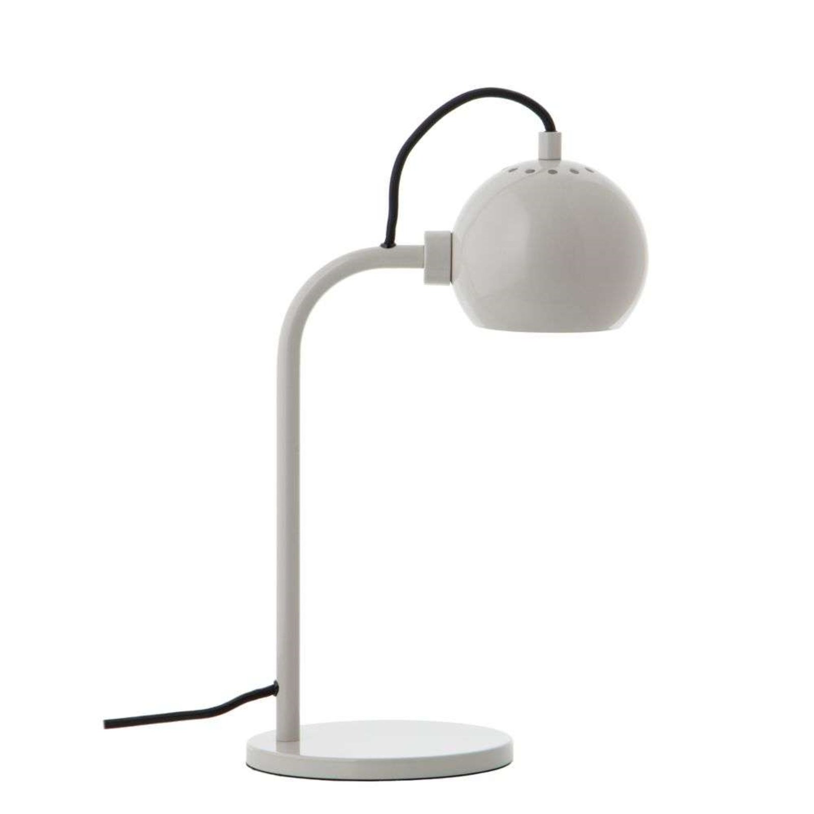 Ball Single Lampă de Masă Glossy Pale Grey - Frandsen