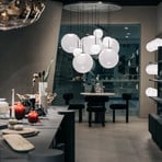 Tom Dixon Melt Pendant System Trio Round, opal/srebrna