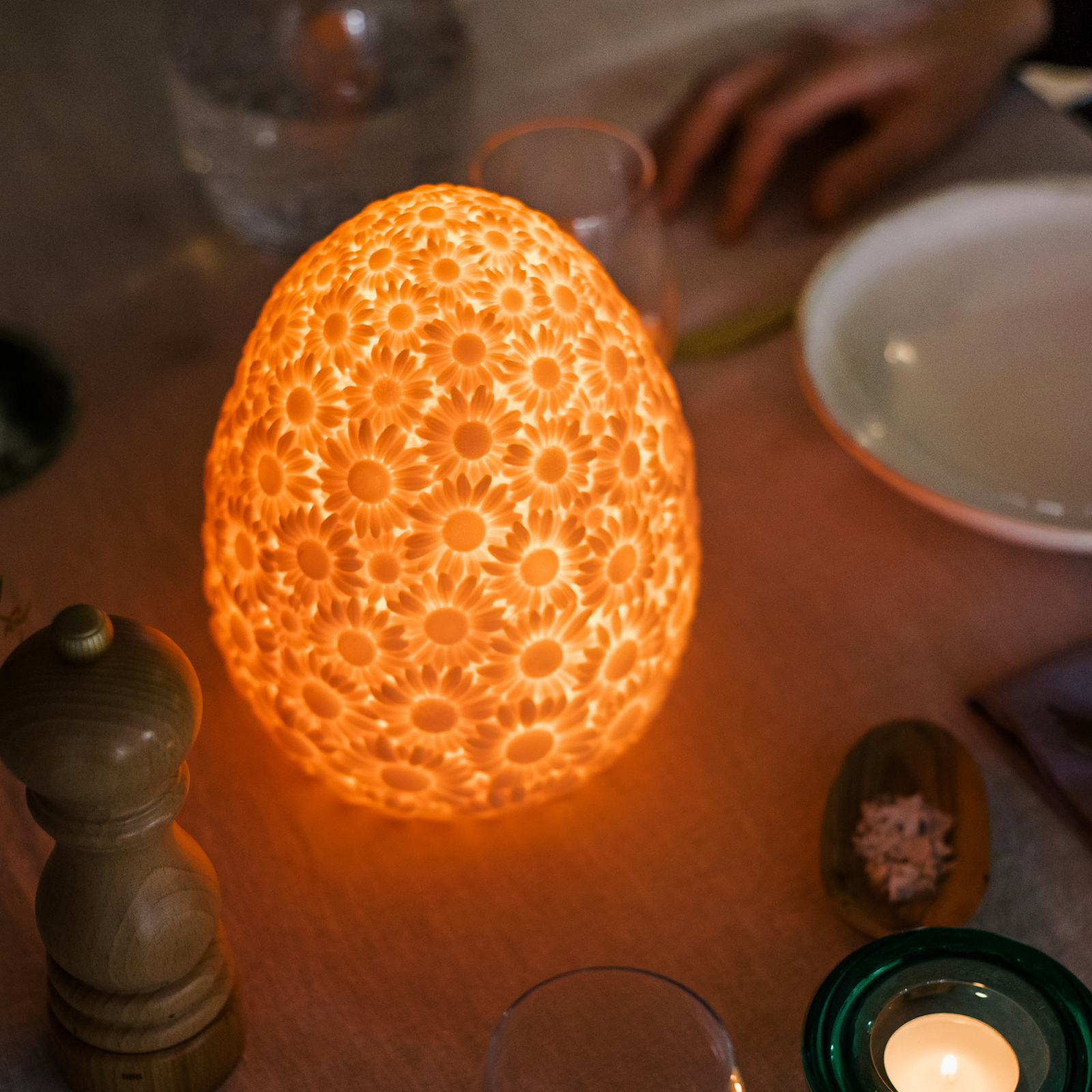 Goodnight Light DAISY lamp LED-Akkuleuchte, melon