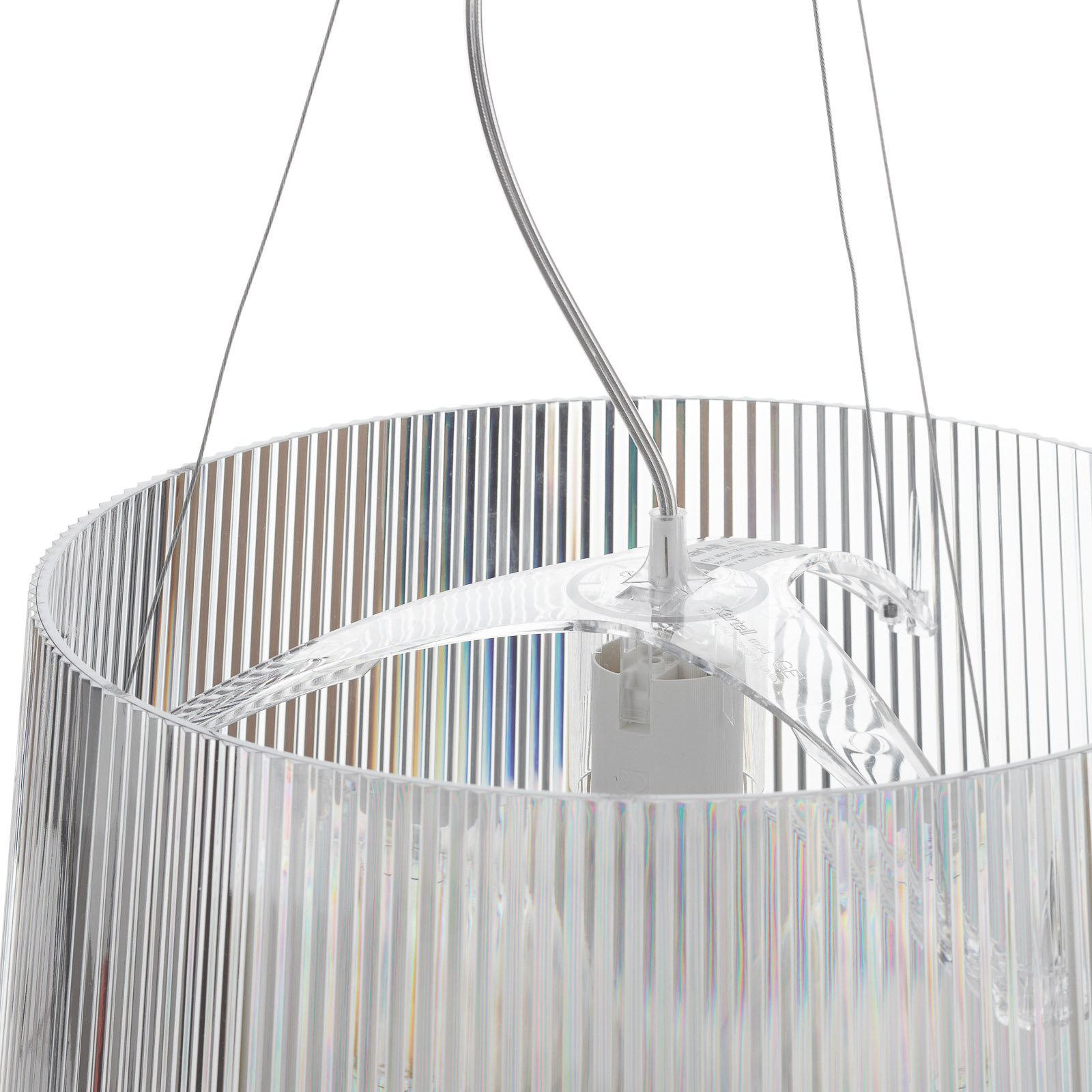 Kartell Gè suspension LED, transparent