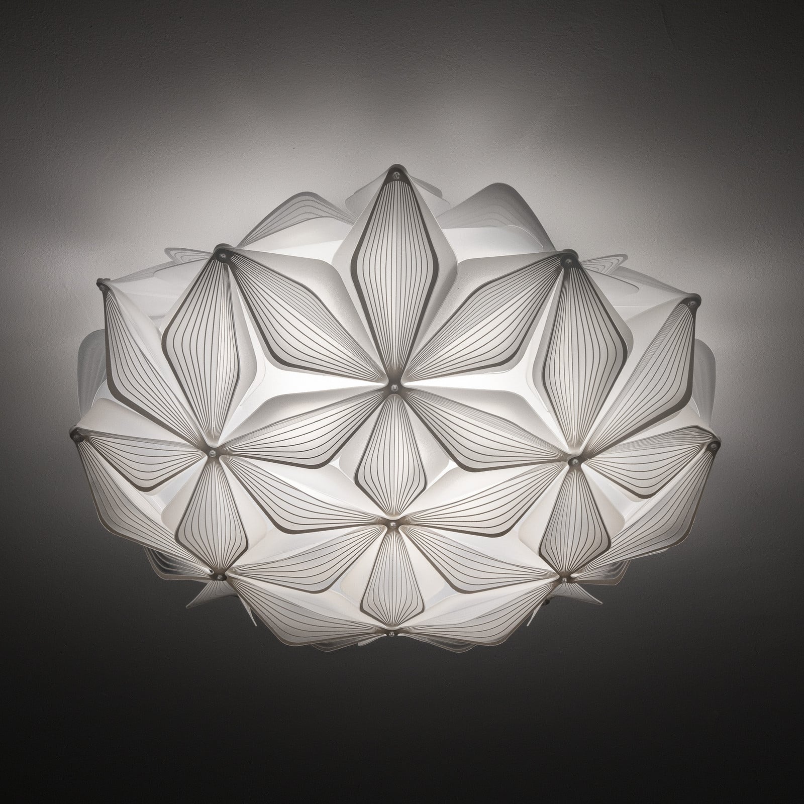 C'EST LA VIE kattovalaisin, valkoinen, Ø 47 cm, 2-lamppuinen, E27 C'EST LA VIE Slamp - Olohuone - Design - Muovi - Plafondi