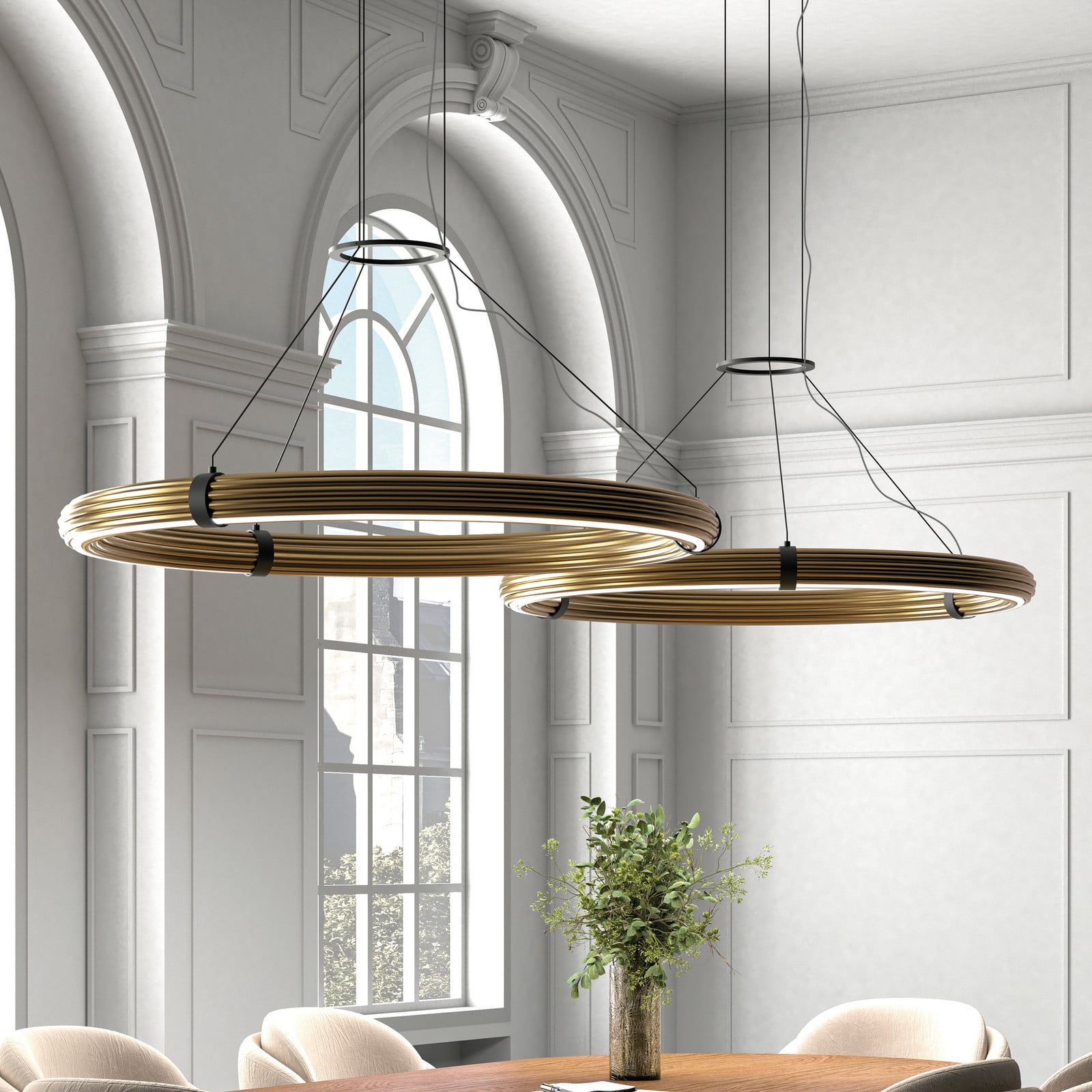 Elli Pendel Big Gold Aromas del Campo - Spisestue - Design - Metal - Rund