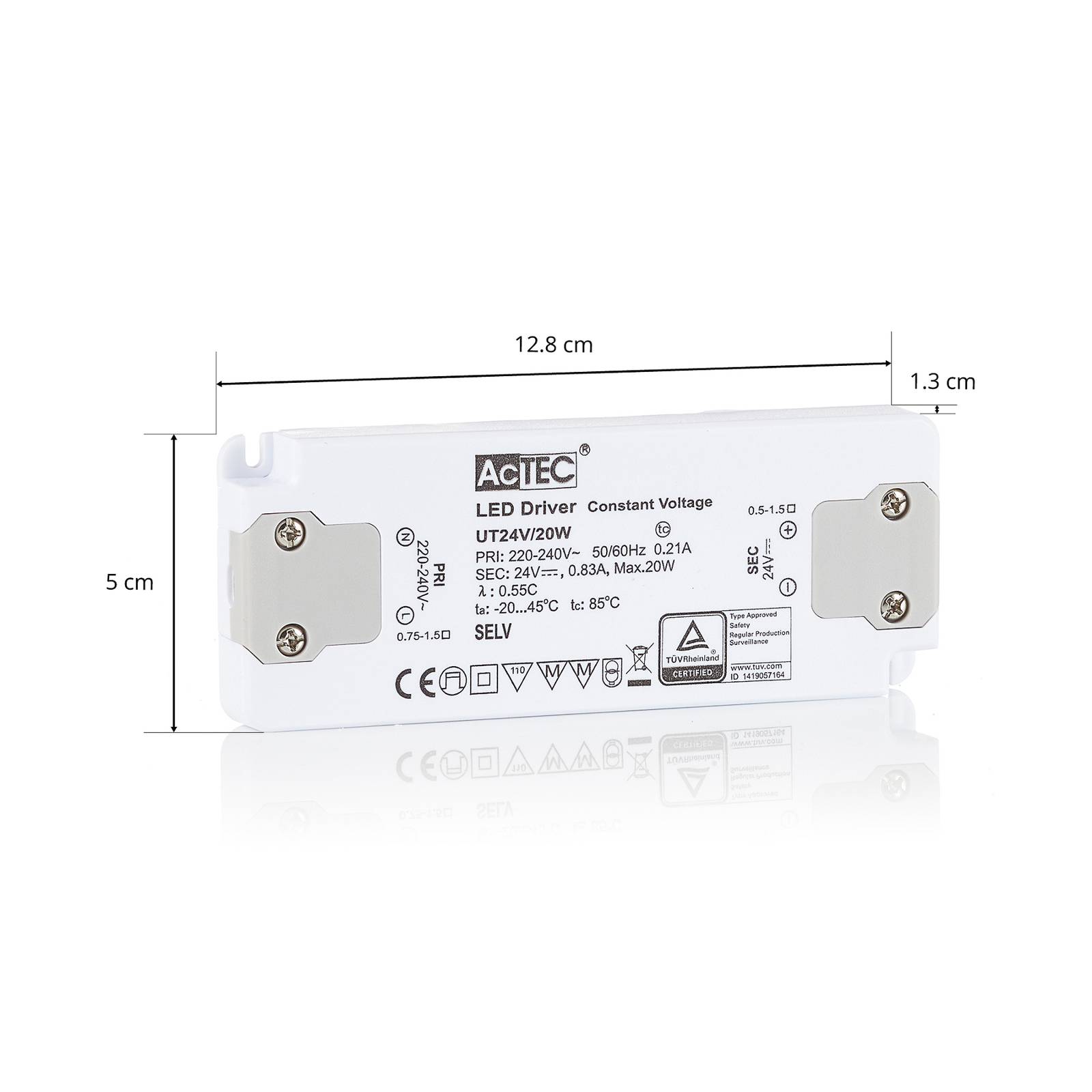 AcTEC Slim LED budič CV 24V, 20W