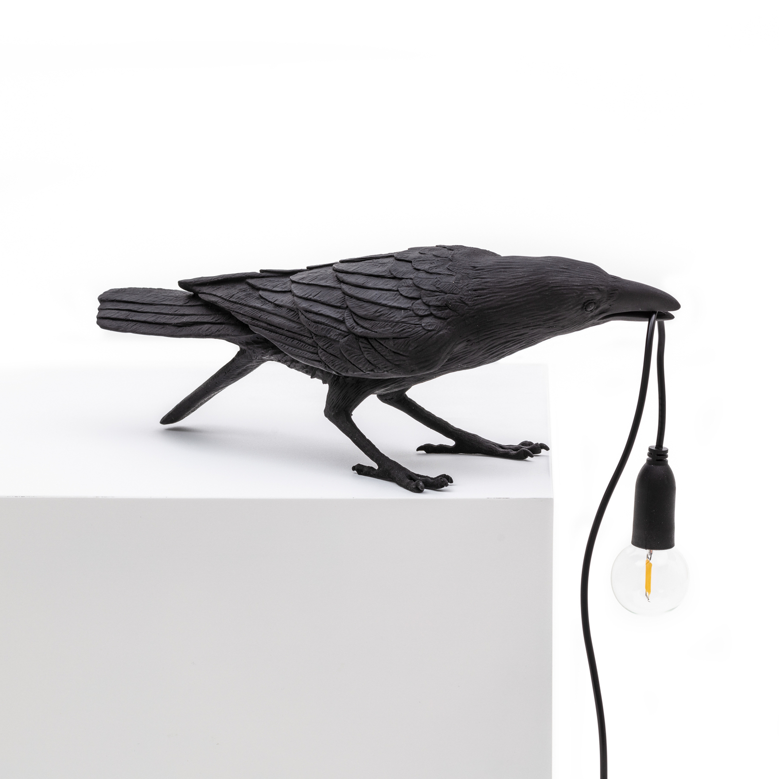 Bird Lamp Playing Bordslampa Svart - Seletti