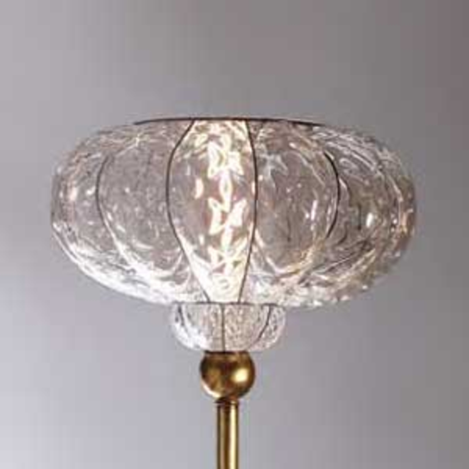 Floor lamp SULTANO with hand-blown glass