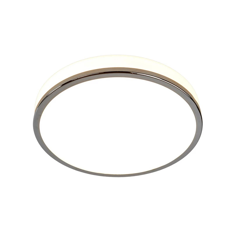 Lindby - Lyss Round LED Deckenleuchte IP44 Ø28 Chrome