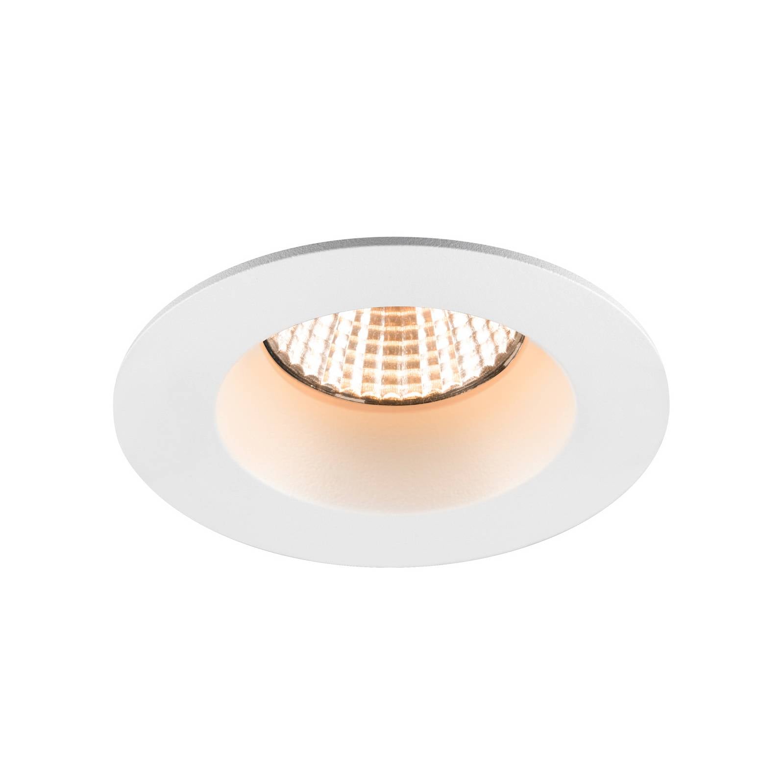 New Tria indbygget spotlight med LED, rund, hvid, IP65, 2.700 K, 38° SLV - Badeværelse - Aluminium - Med én lyskilde