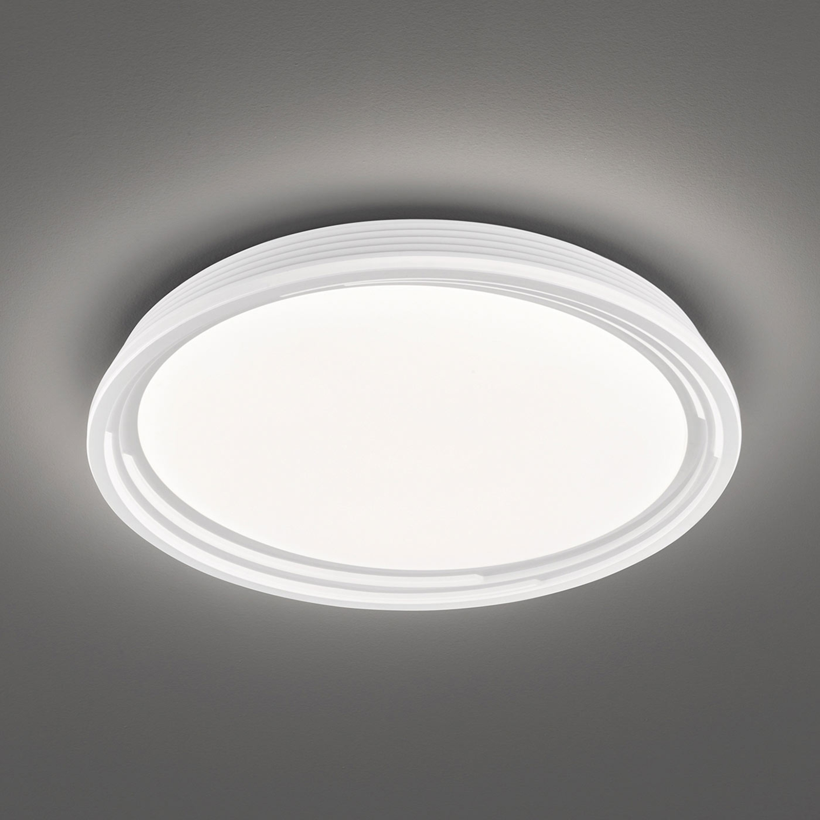 Stropné LED svietidlo Dua, stmievateľné, Ø 43 cm