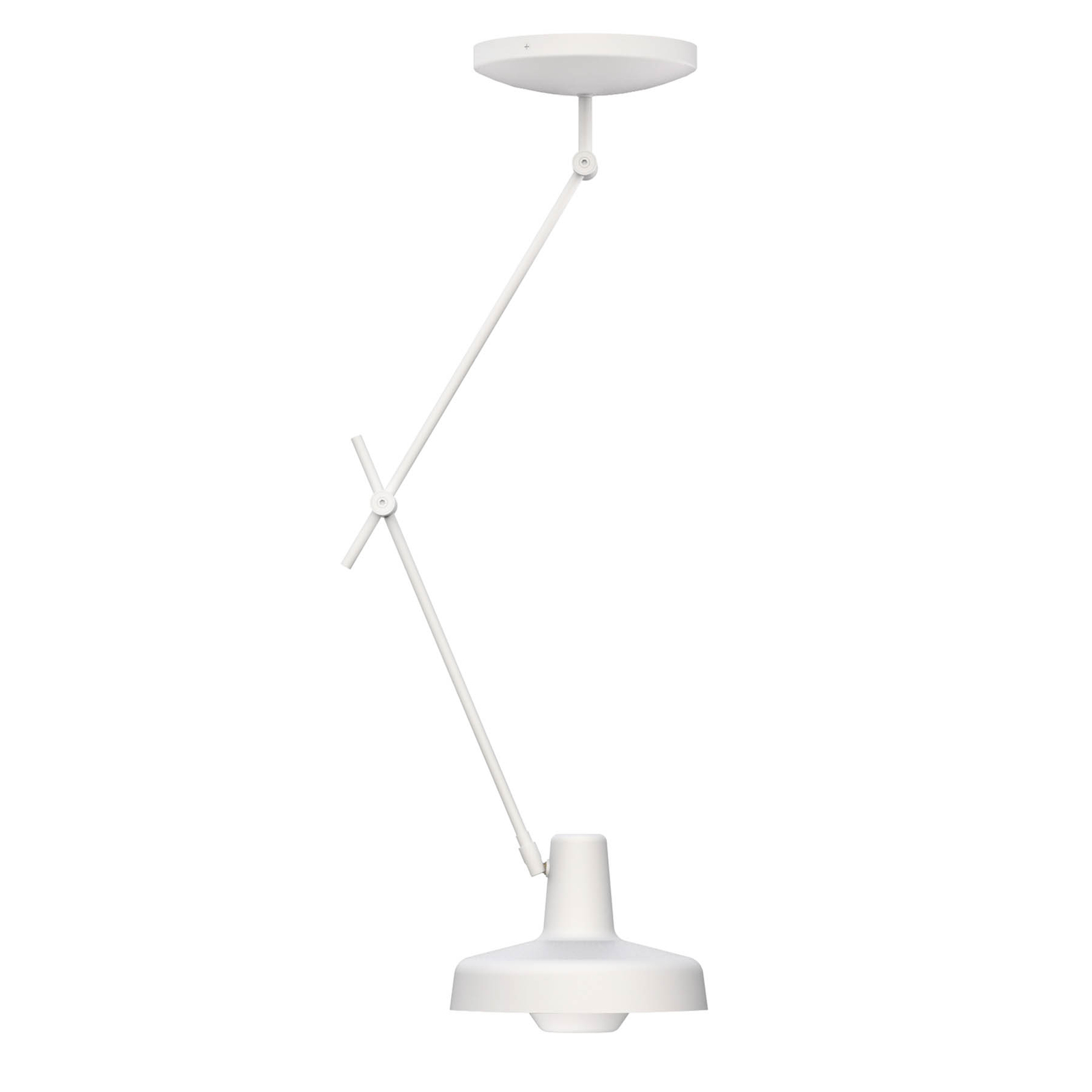 GRUPA Arigato 1-lampa för tak 70cm Ø23cm vit