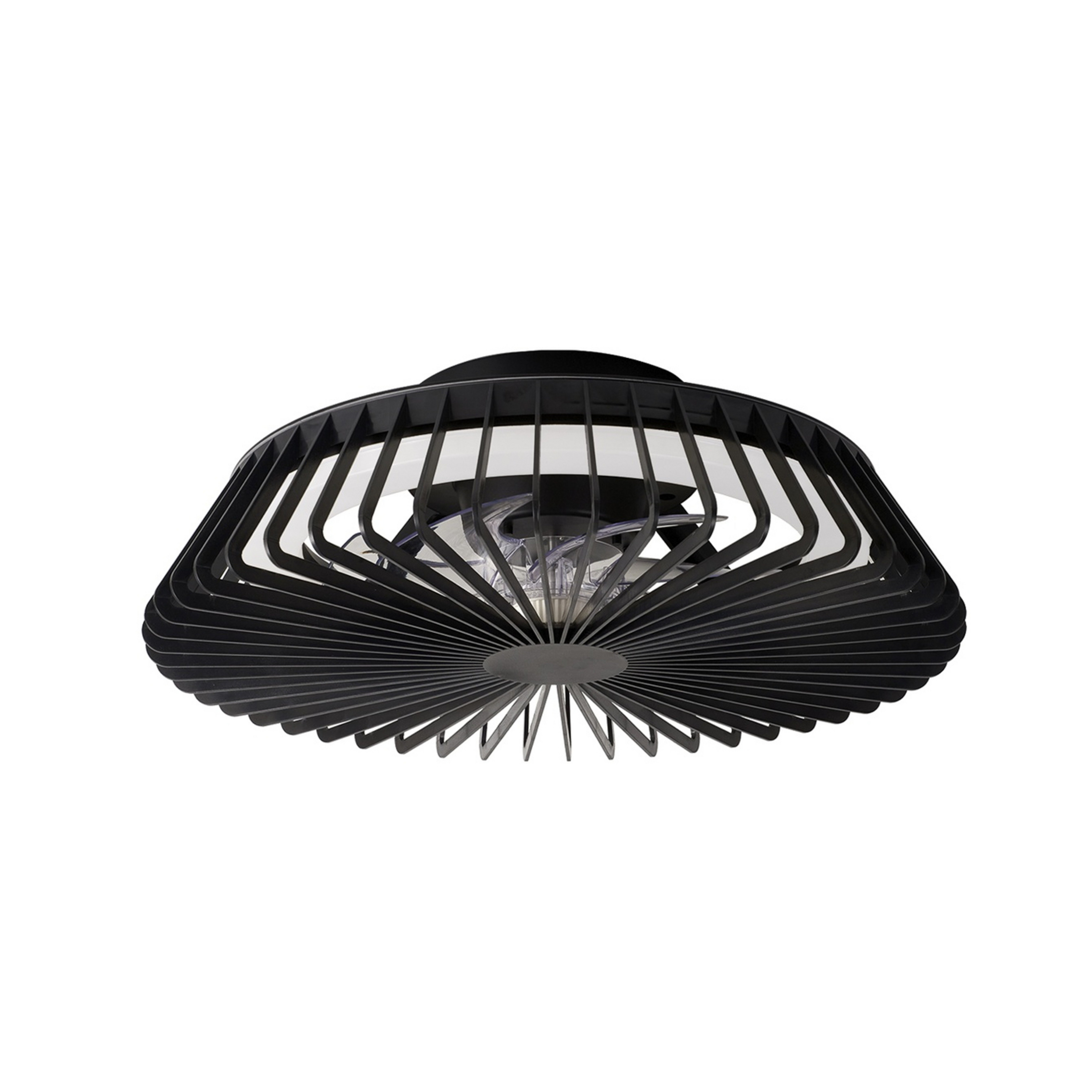 Ventilatore da soffitto LED Himalaya Mini nero DC silenzioso - Mantra