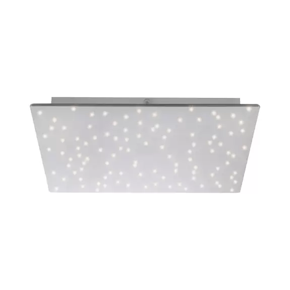 Lampenwelt LED-Deckenleuchte Sparkle CCT dim stahl 45x45cm