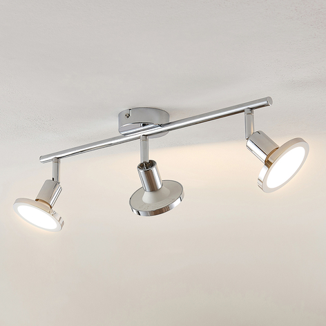 Lindby Ayden LED-Deckenstrahler, dreiflammig, lang