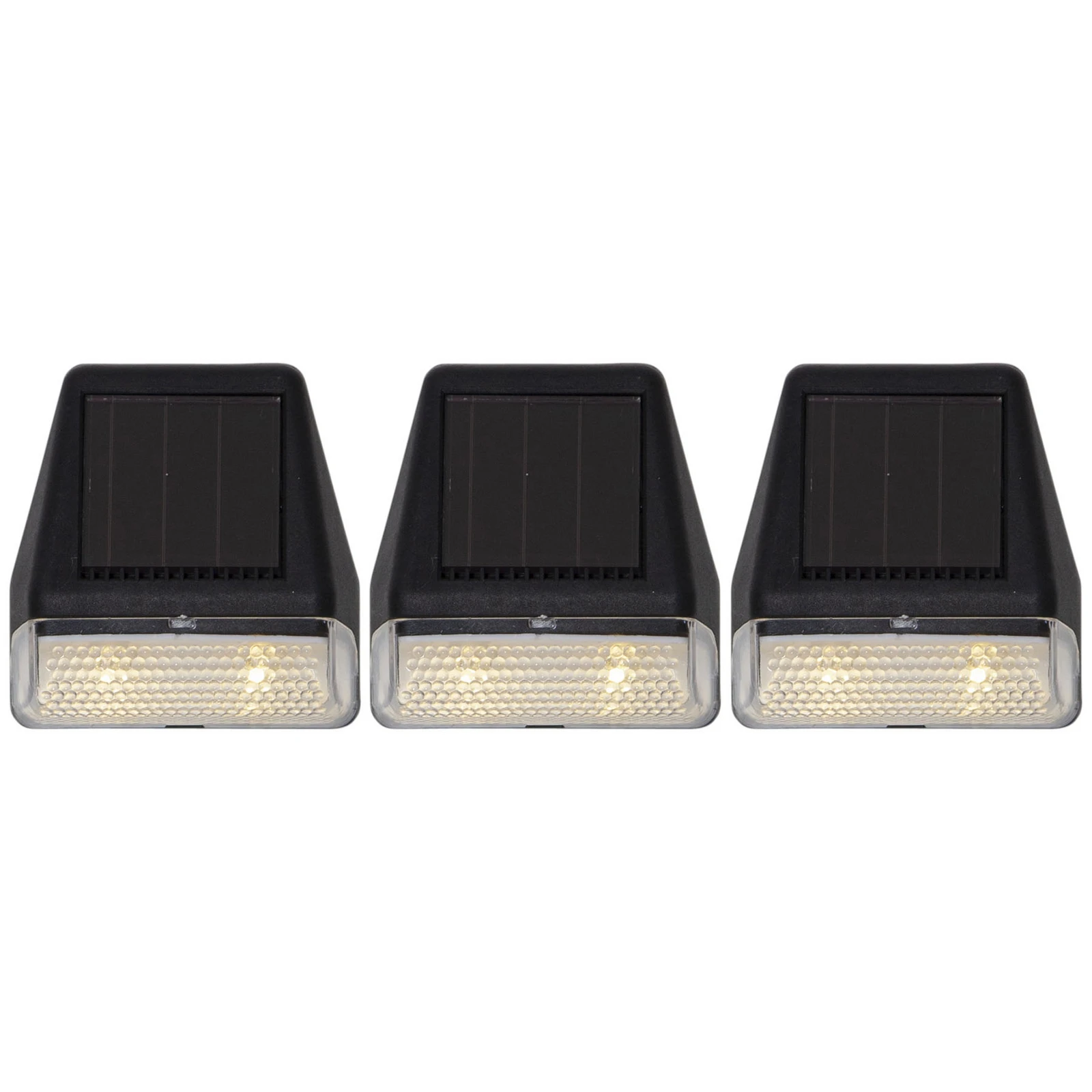 LED-Solarwandleuchte Wally Mini im 3er-Set