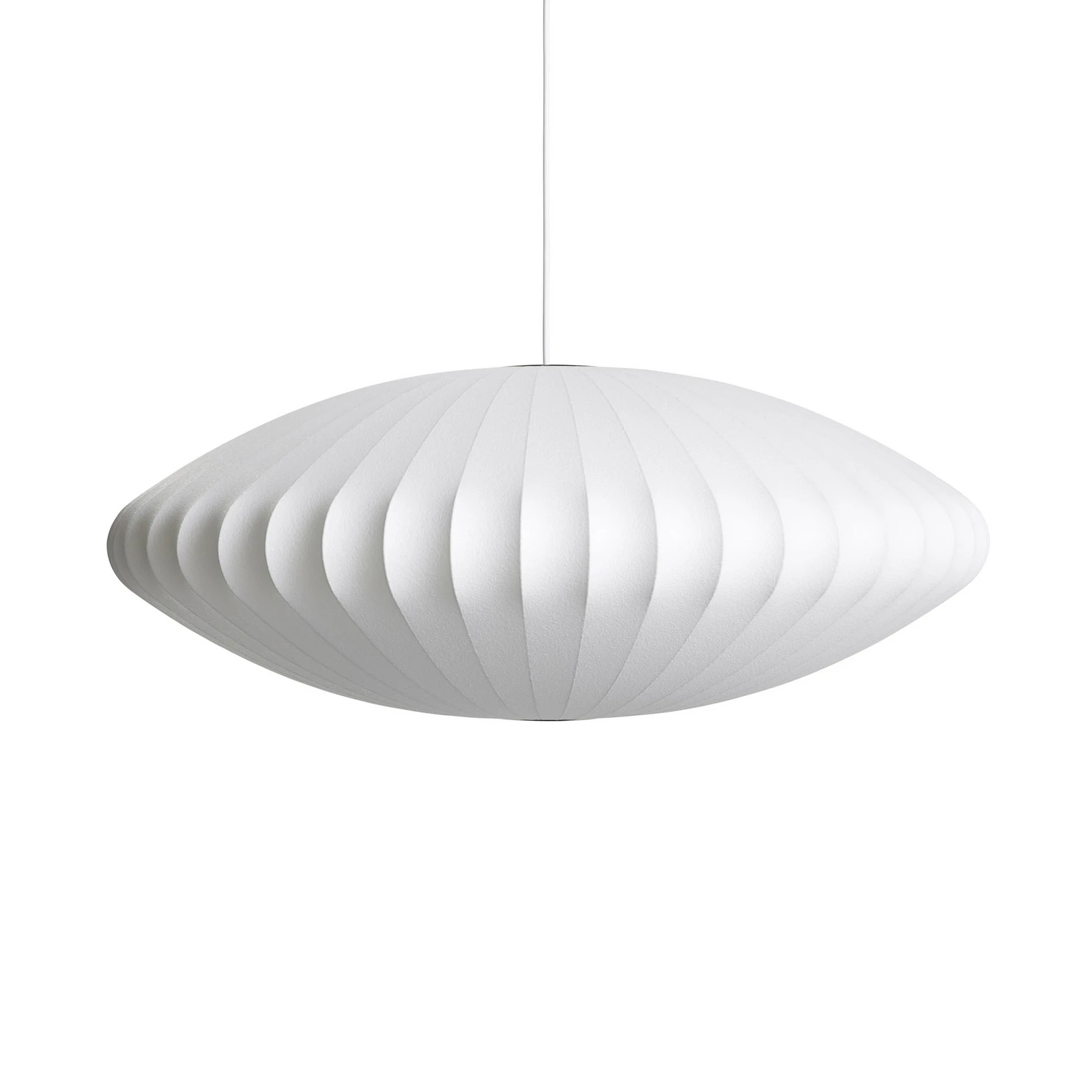 Suspension HAY Nelson Saucer Bubble L, Ø 89 cm, blanc