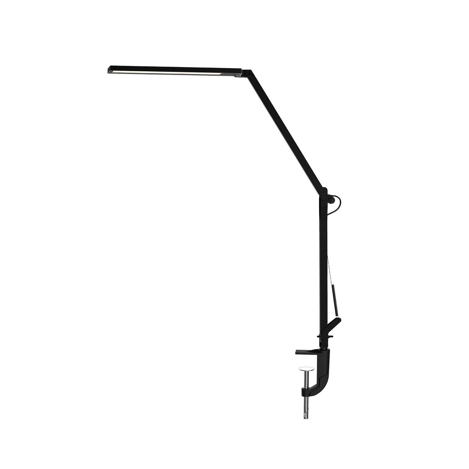 Lampă de masă LED Sella clemă CCT dimabilă negru