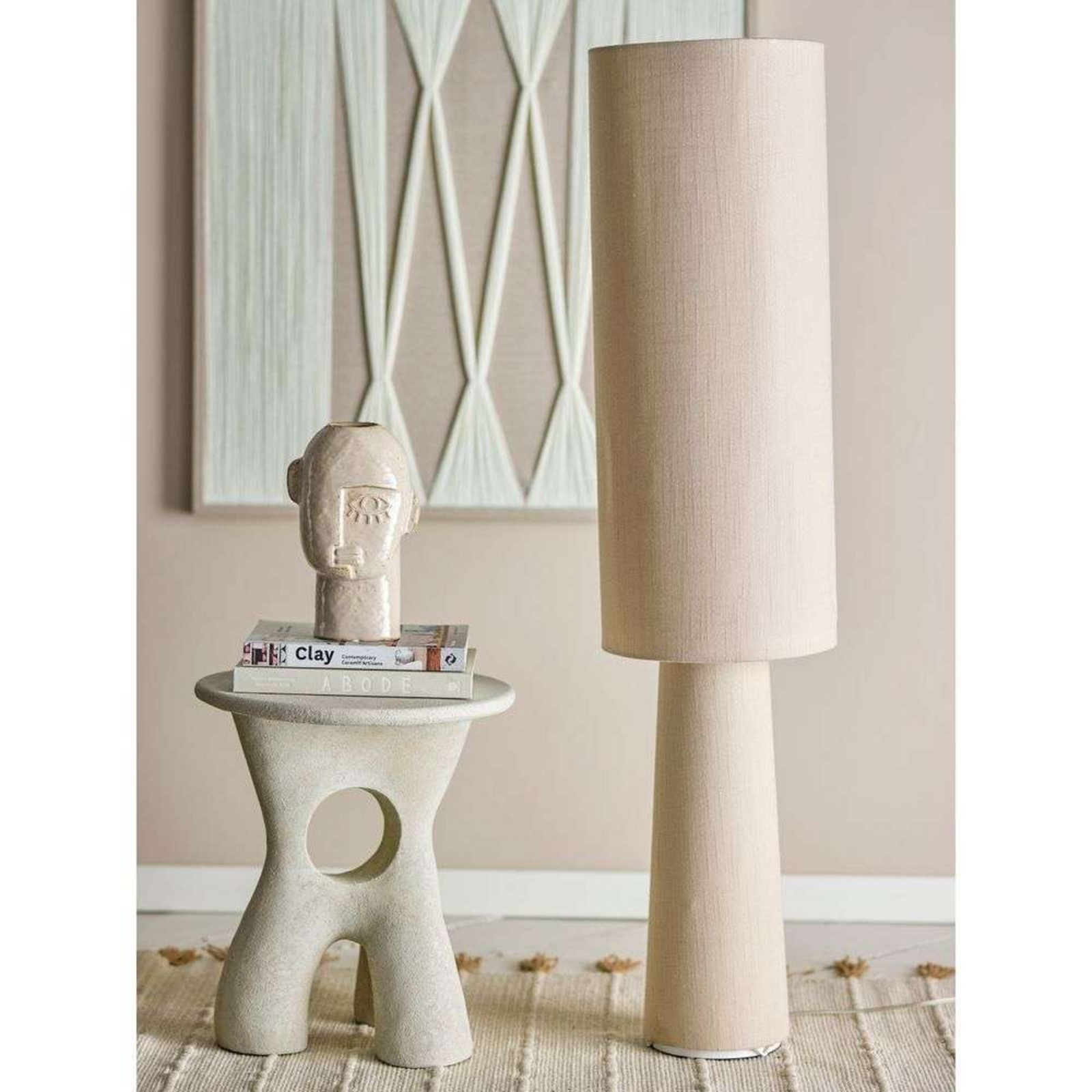 Emmie Floor Lamp Natural - Bloomingville