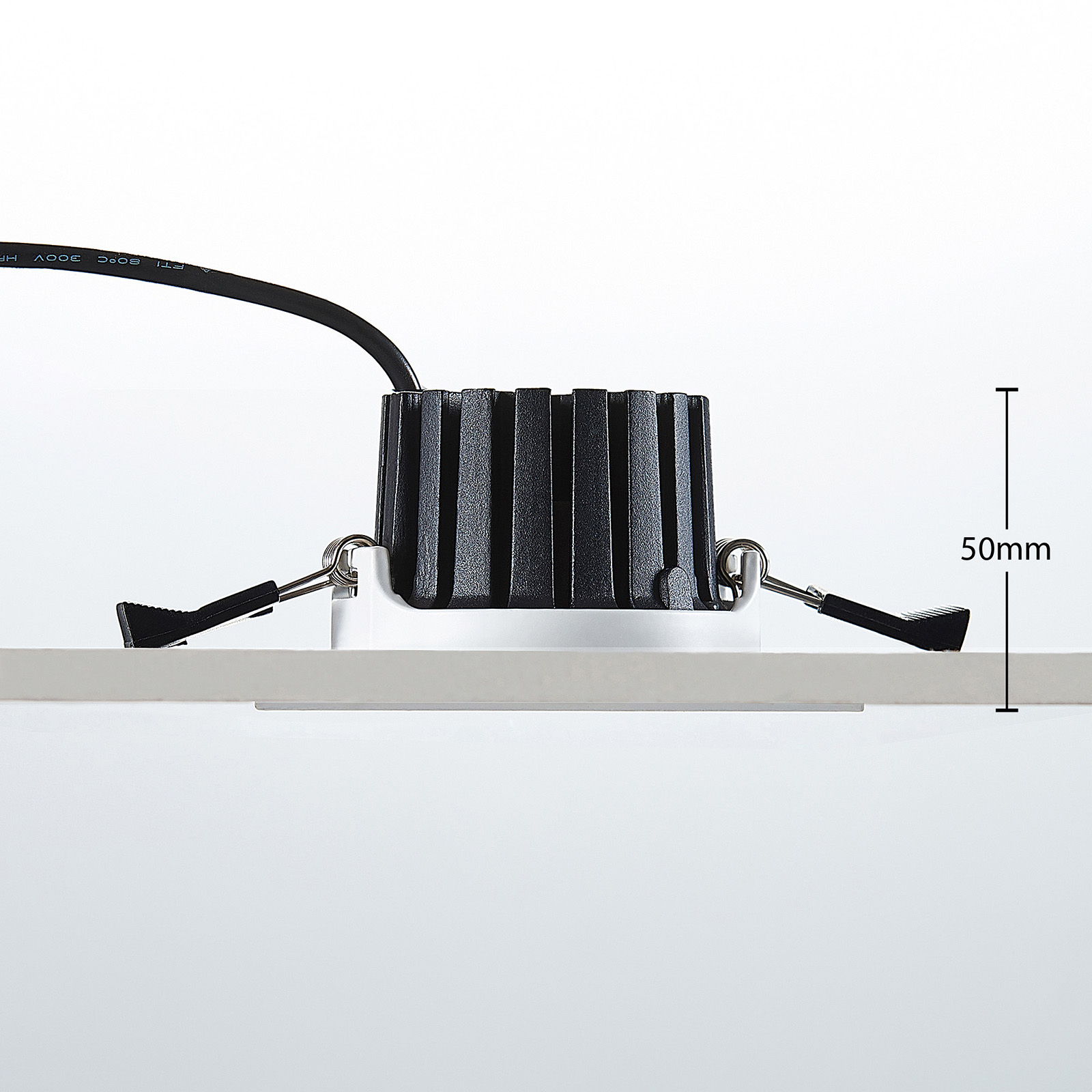 Arcchio Unai LED inbouwspot 2.700K IP65, 8,6W