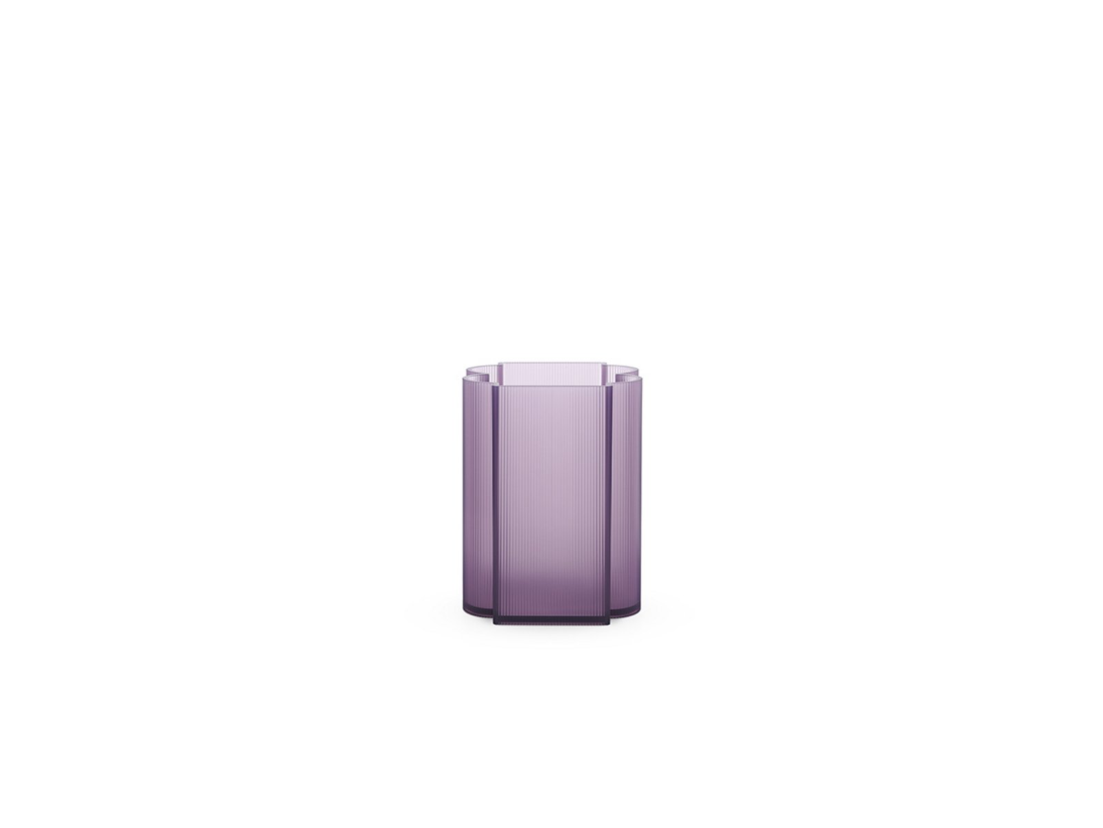 Okra Vase Low Violet - Kartell