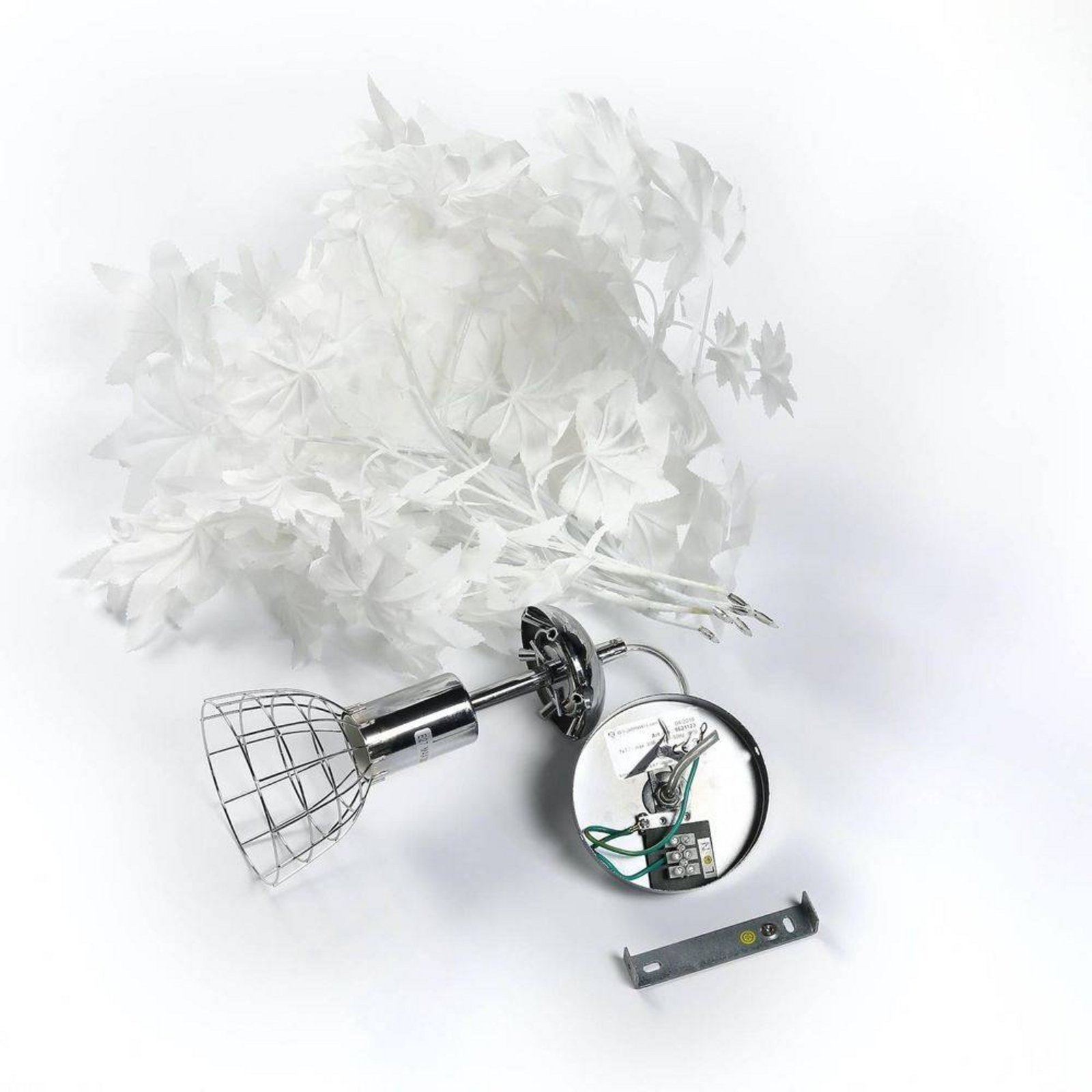 Maple Pendel Ø38 White/Chrome - Lindby