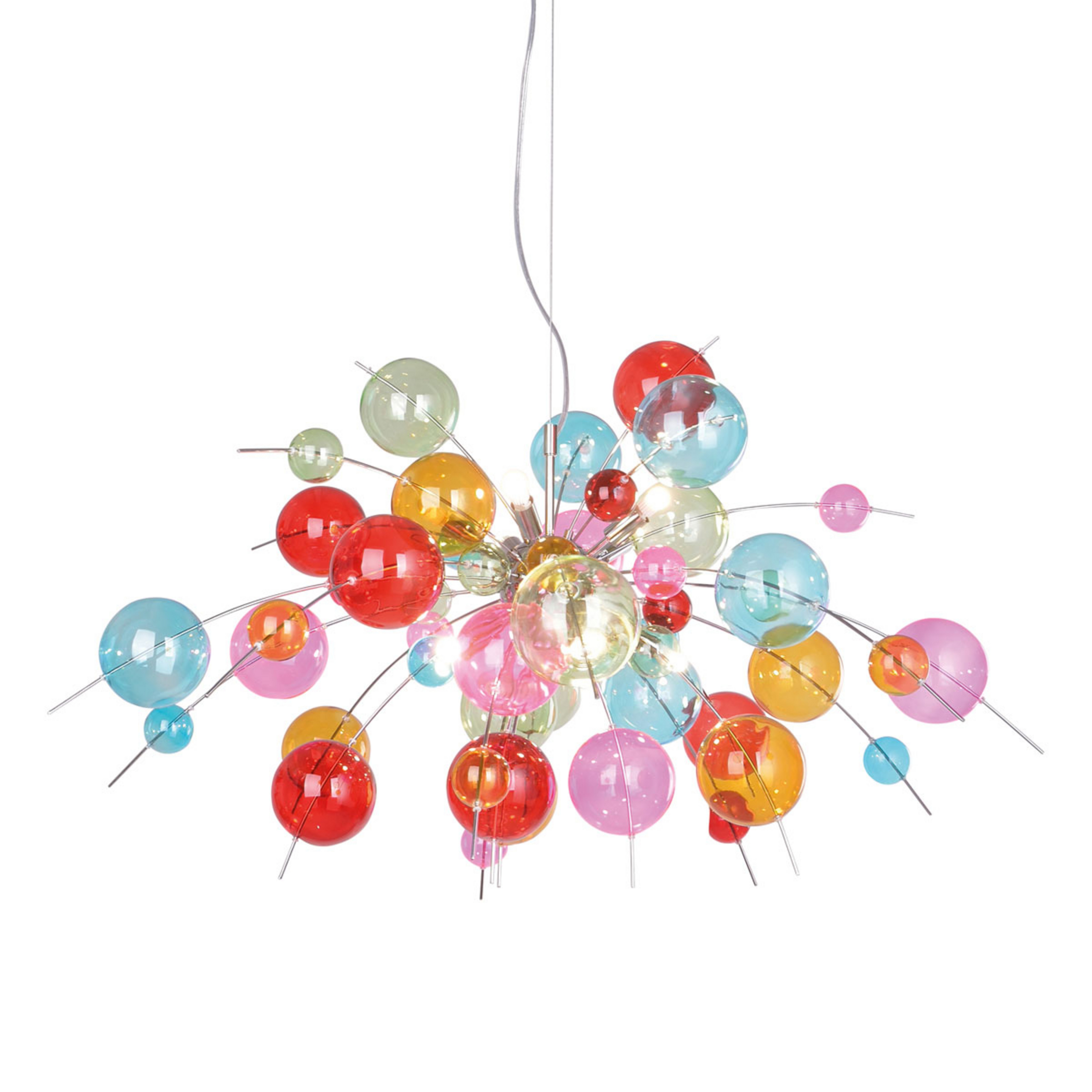 Kolorowa lampa wisząca Aurinia Ø 98 cm