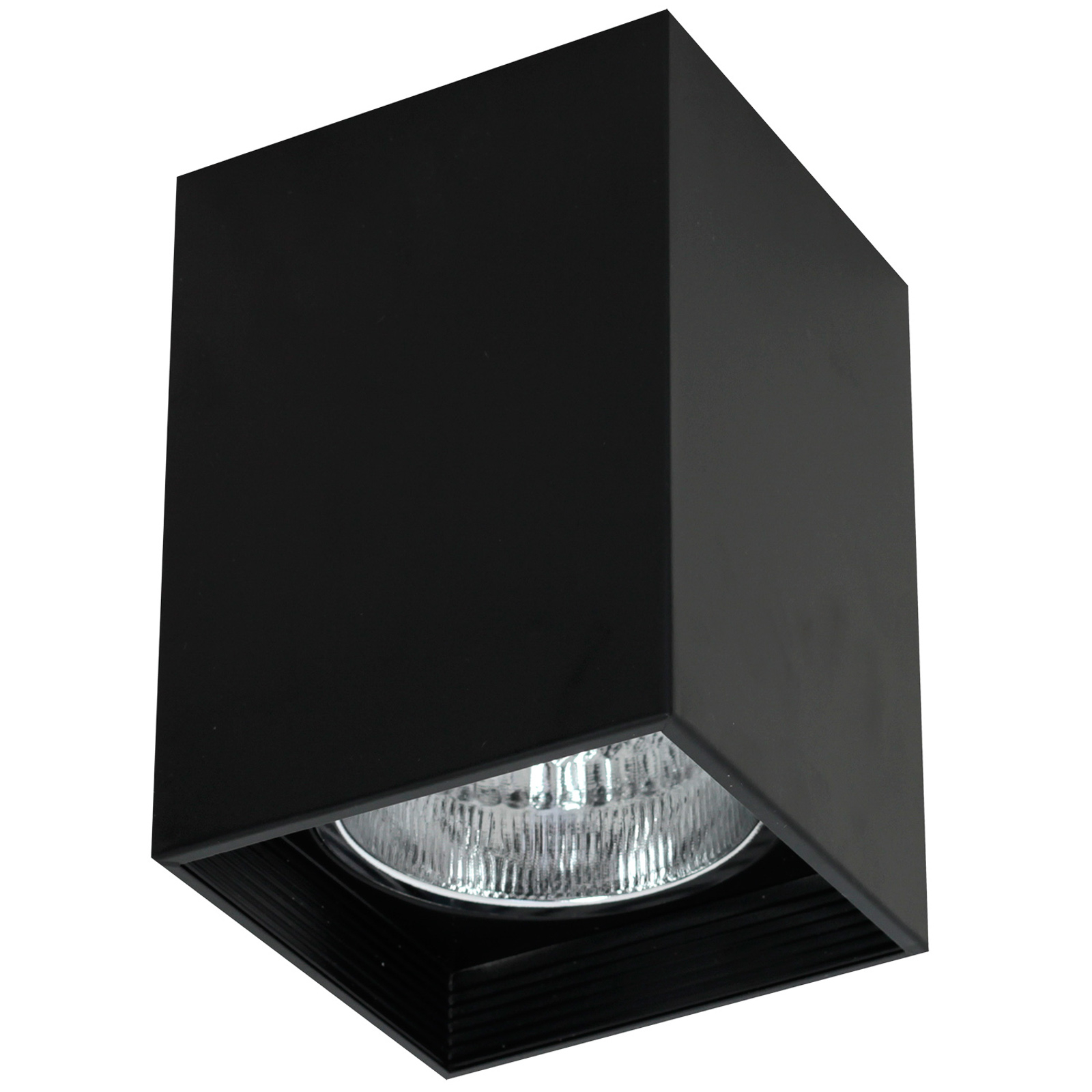 Deckenspot Downlight square schwarz