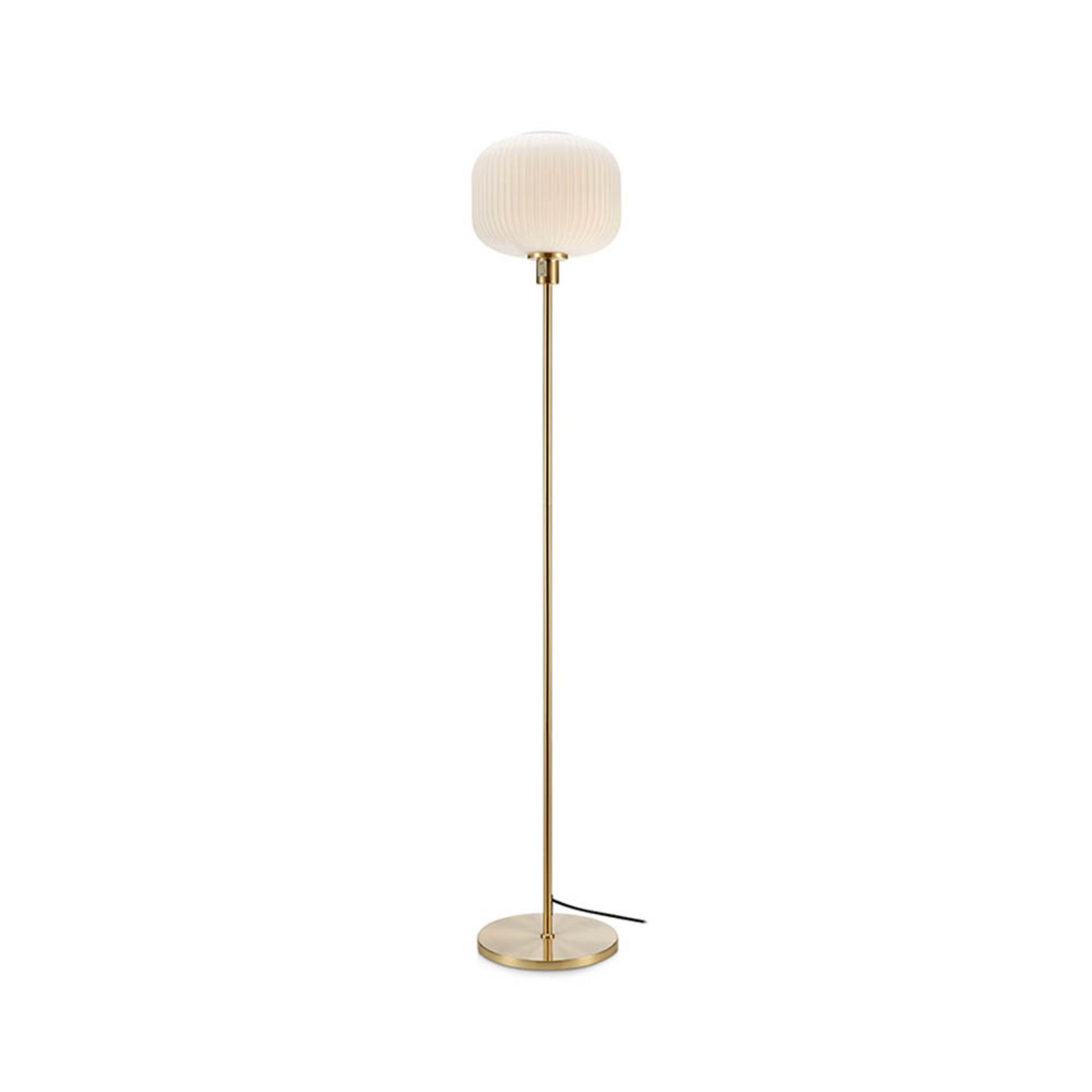 Sober Stehleuchte Brushed Brass/White - Markslöjd
