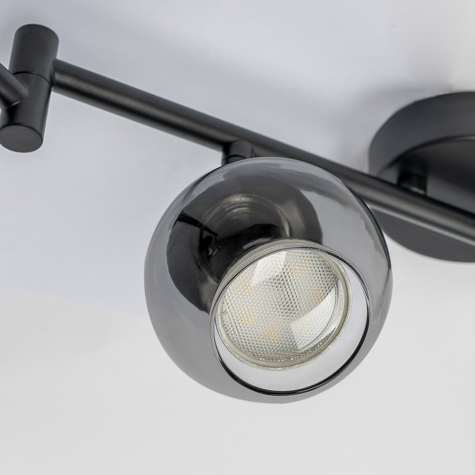 Lindby Samika LED-Strahler, Rauchglas, 6-flammig