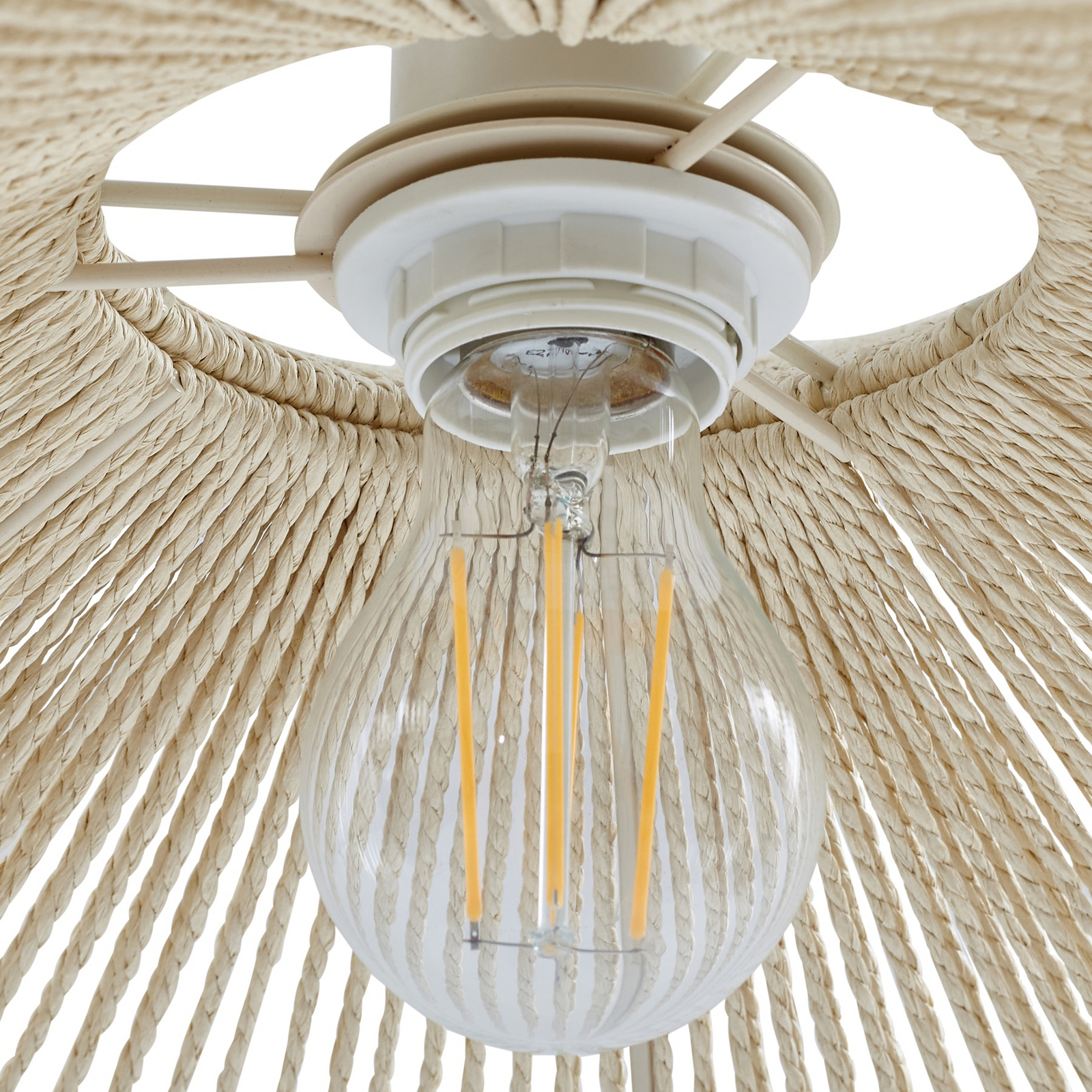 Valdorin Extérieur Lampadaire Beige - Lindby