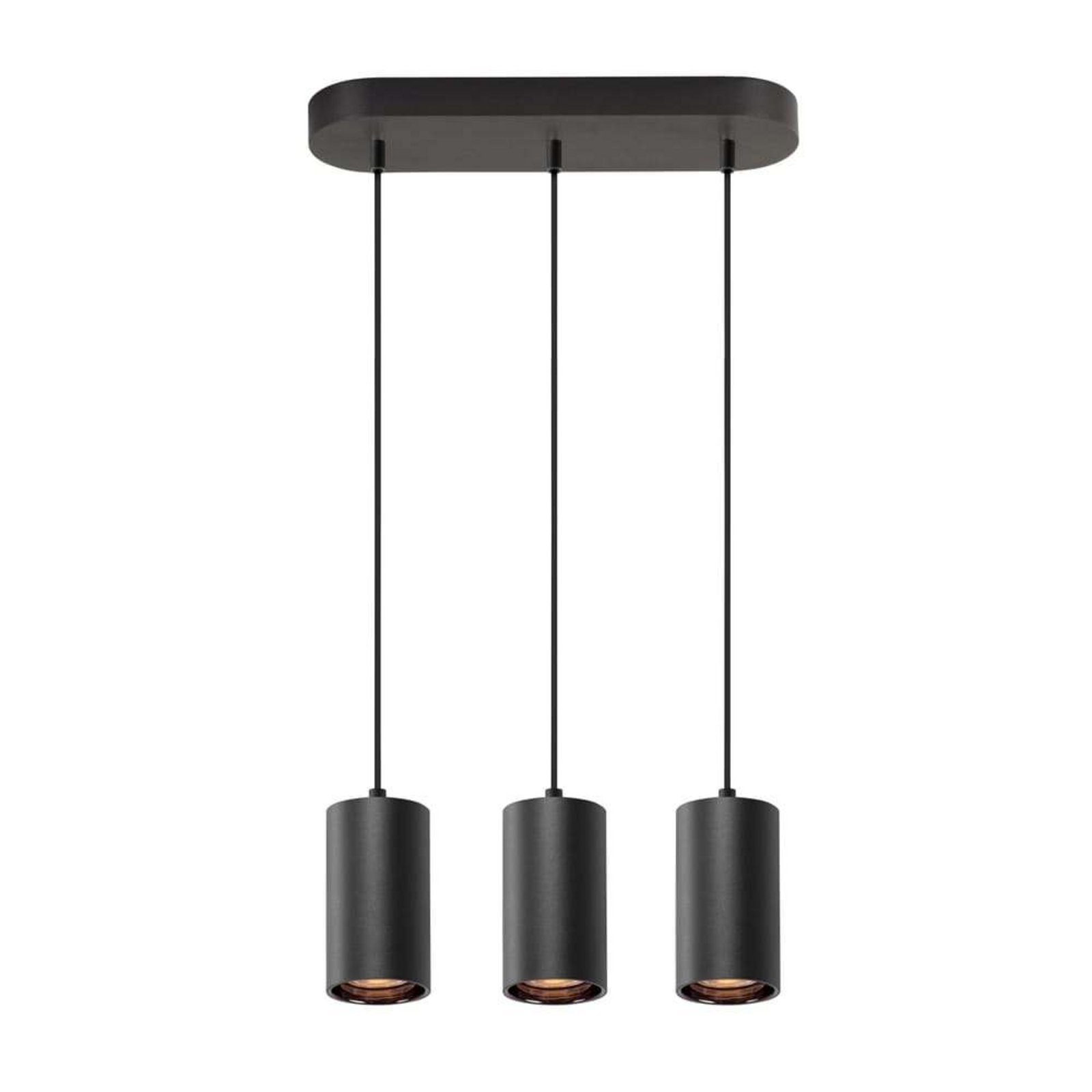 Asto Tube 3 Lustră Pendul Black - SLV