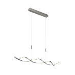 Auron Pendant Nickel/White - Lindby