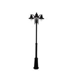 Como 3 Outdoor Park Lamp for Concrete Anchor Black - Norlys