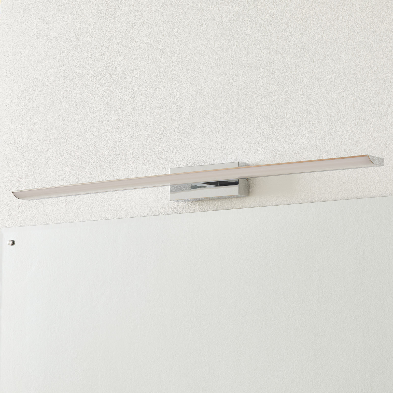 EGLO CONNECT connect Tabiano-C LED mirror light 90.5 cm, for Bathroom, steel, plastic, 21 W, energy efficiency: A+, W: 90.5 cm, H: 7 cm