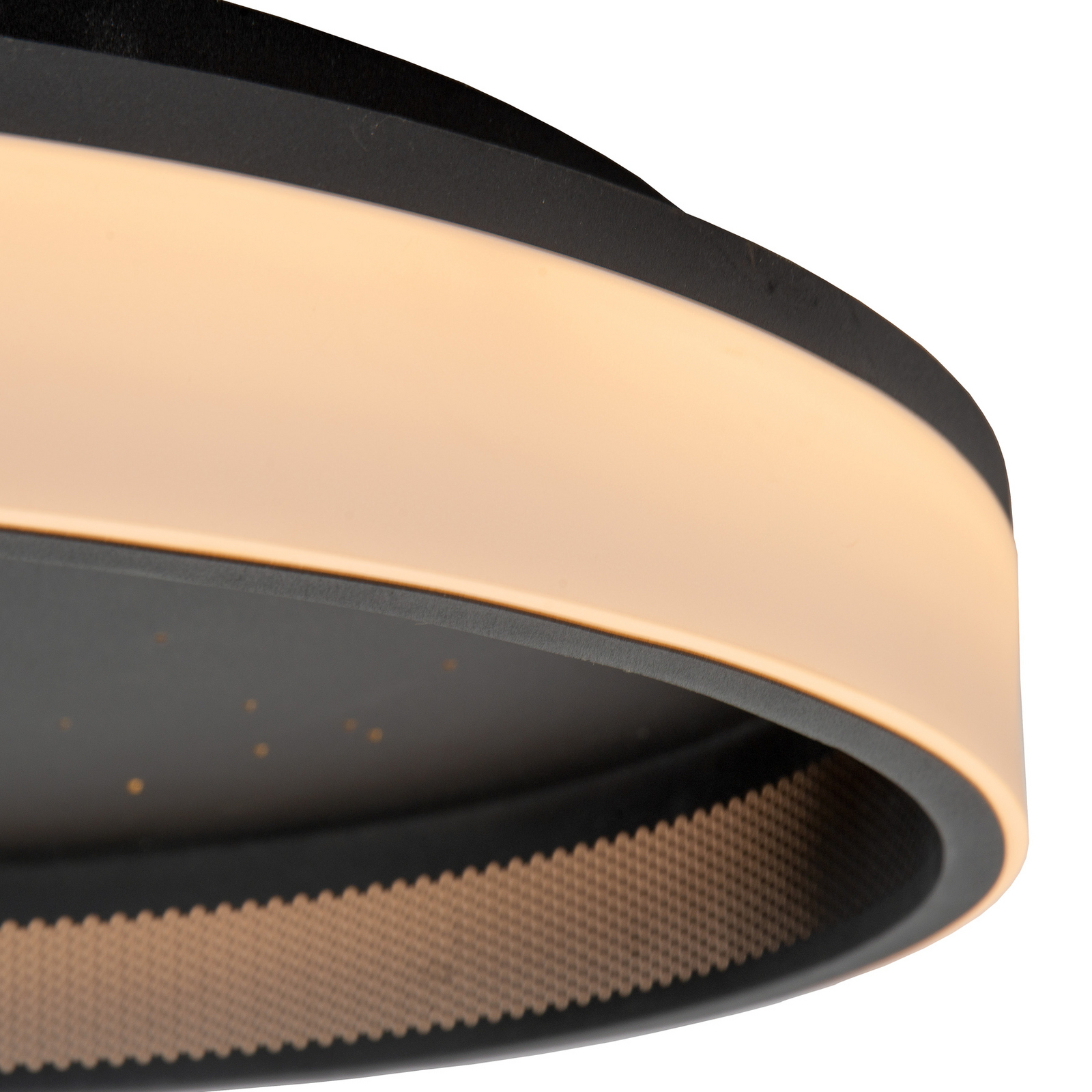 LED-Deckenleuchte ESTREJA, schwarz, Ø 40 cm, CCT, stepdim LED-Deckenleuchte ESTREJA, schwarz, Ø 40 cm, CCT, stepdim