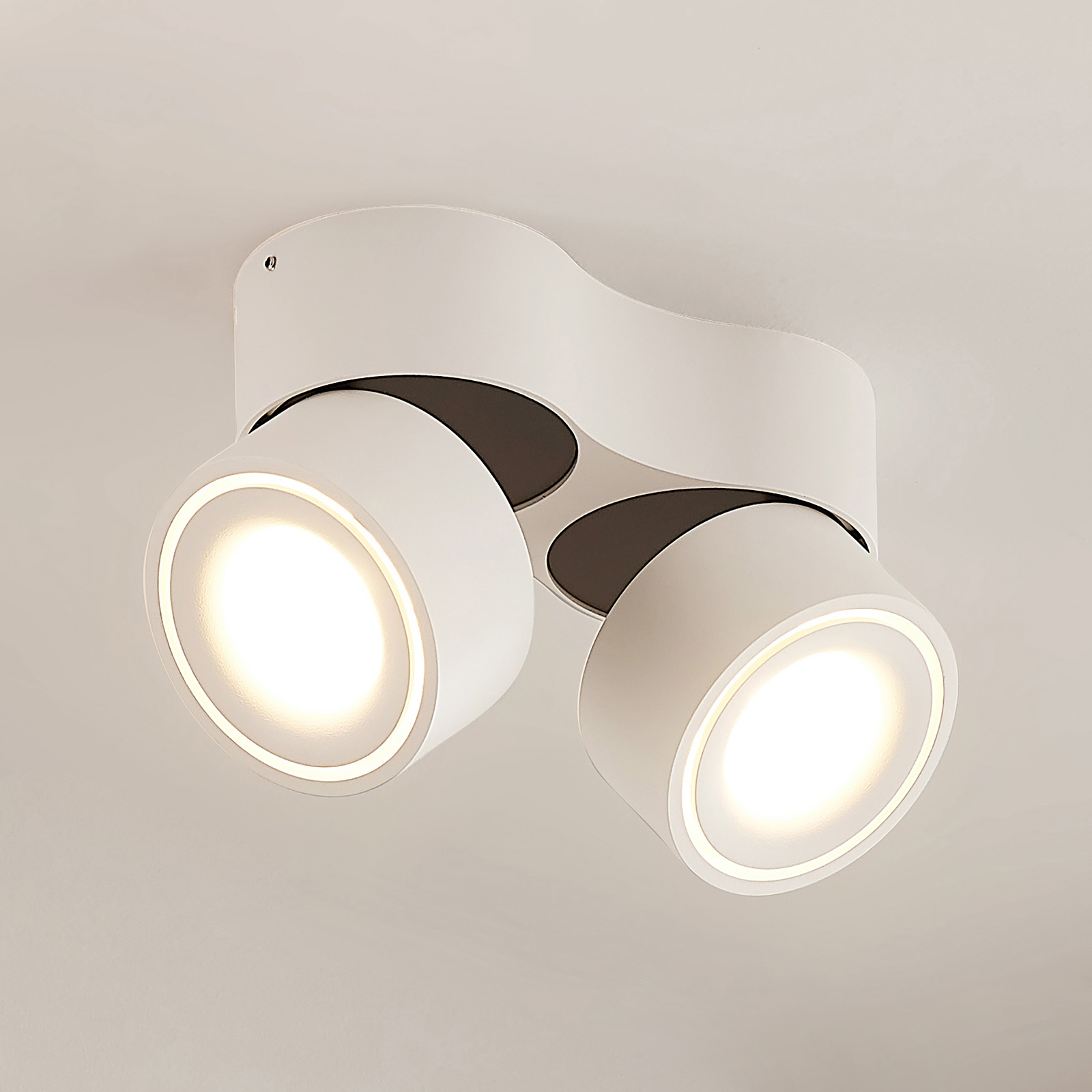 Arcchio Rotari LED-Deckenstrahler 2-flammig, weiß