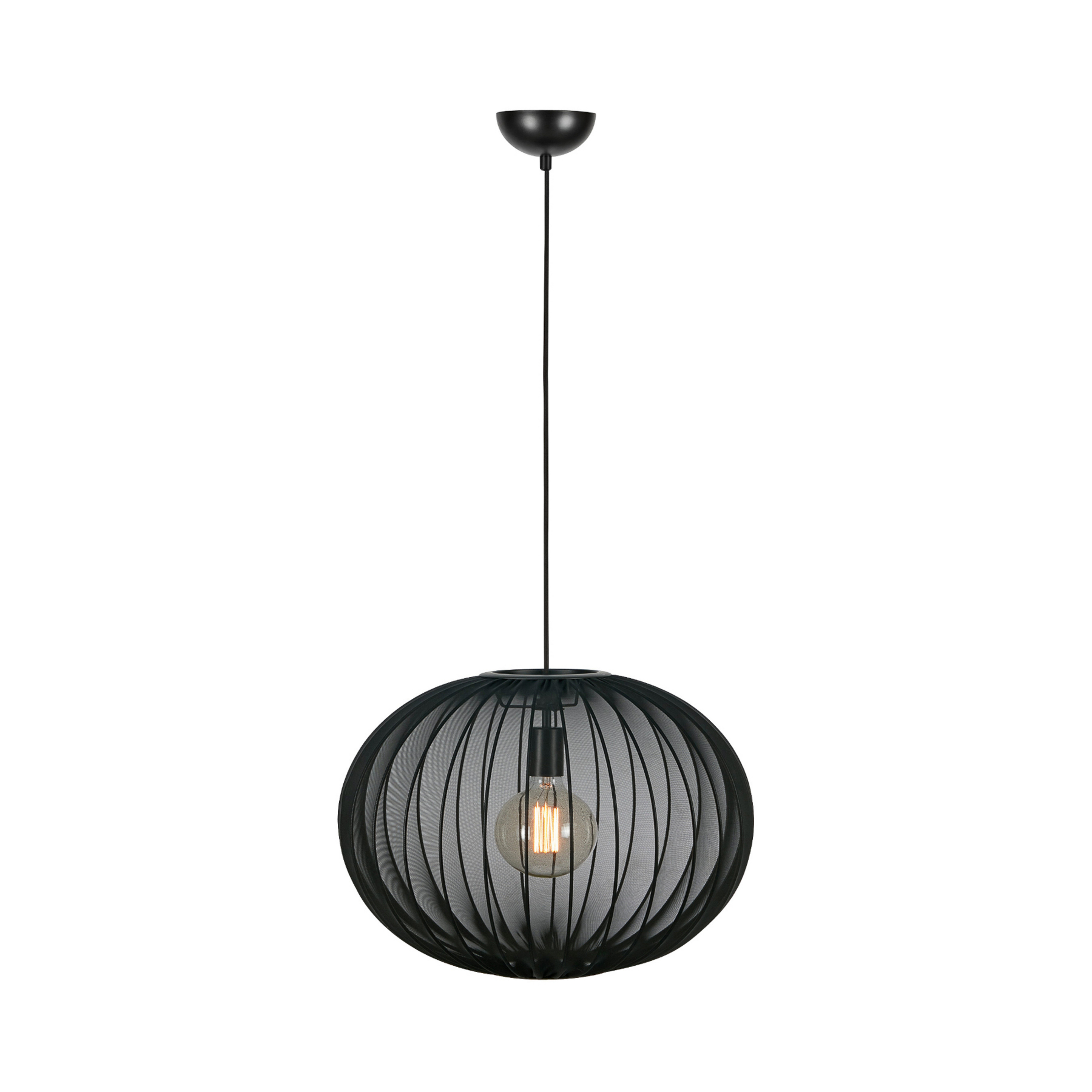 Candeeiro suspenso Florence Ø50 Preto - Markslöjd
