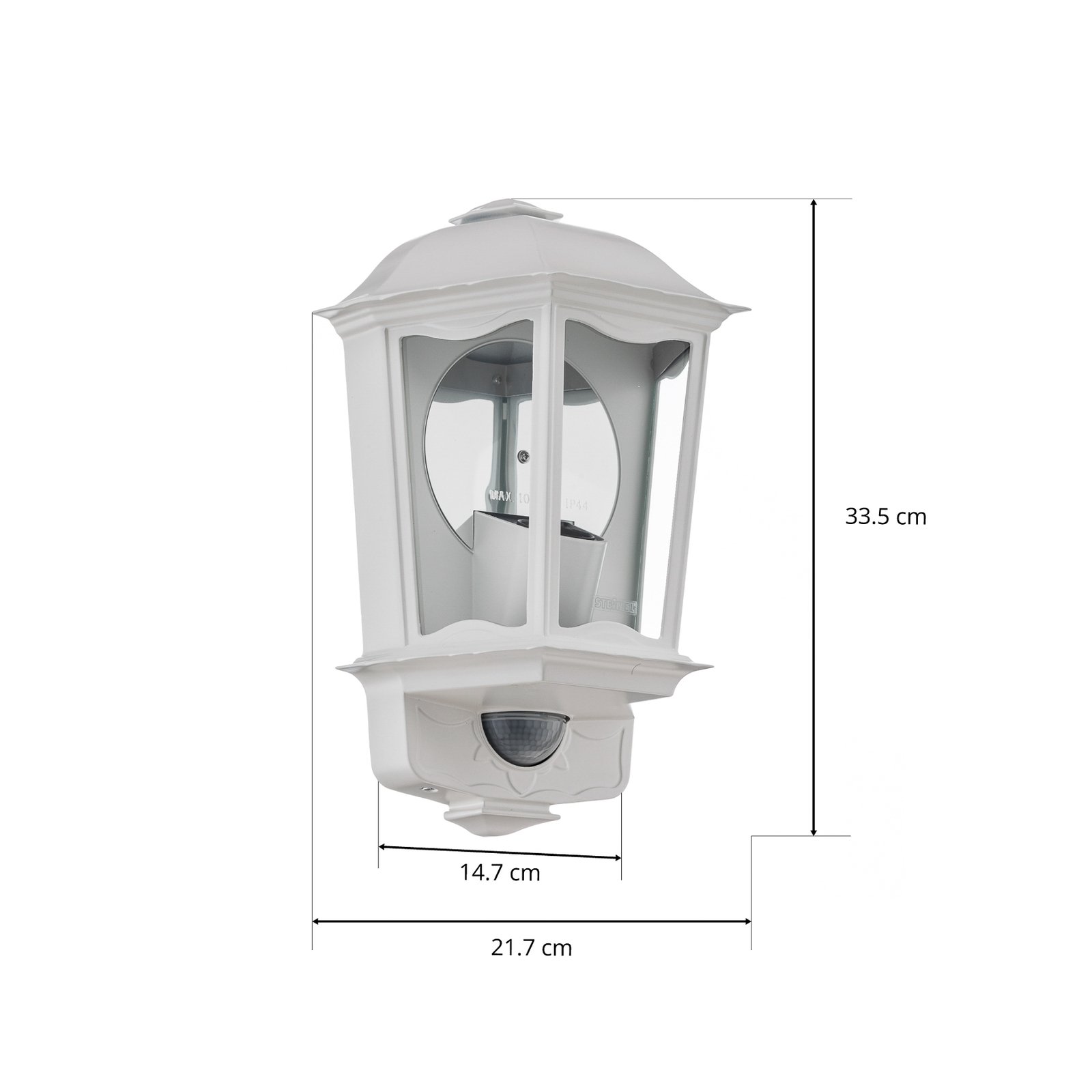 STEINEL L 190 S sensorutomhusvägglampa vit