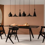 Tom Dixon Beat Range lineal colgante 6 luces negro