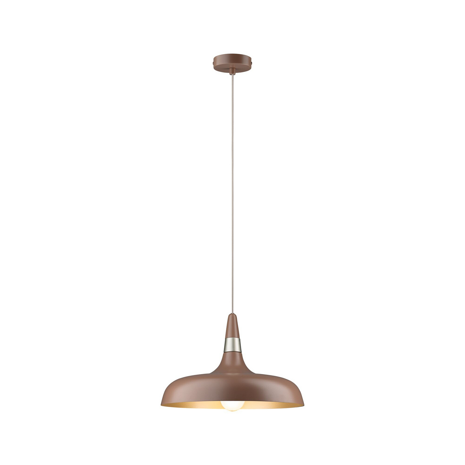 Paulmann hengelampe Juna STYLE, brun, Ø 34 cm, metall Paulmann hengelampe Juna STYLE, brun, Ø 34 cm, metall
