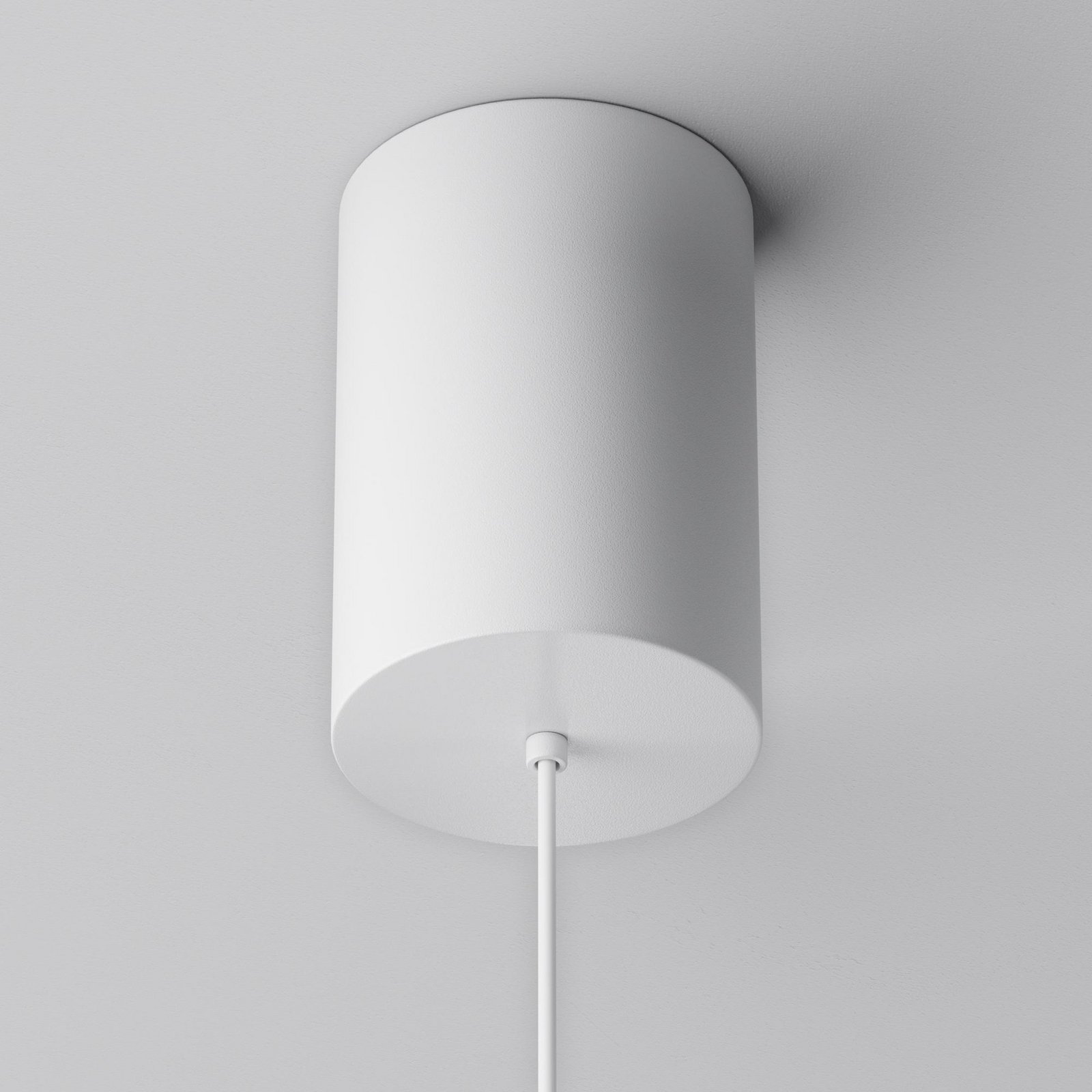 Maytoni, suspension LED Plato, blanc, Ø 18,5 cm, aluminium